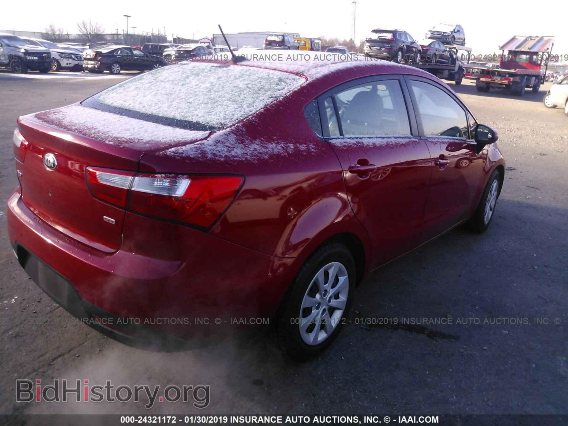 2013 KIA RIO - VIN: KNADM4A36D6290752 - Фото 4