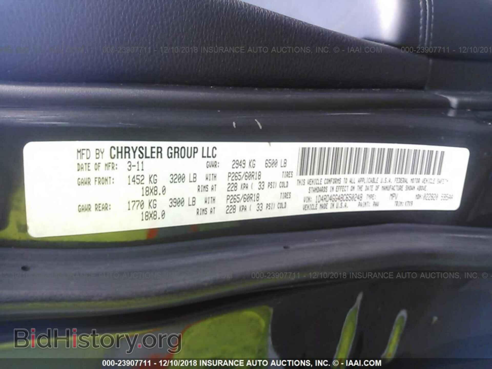 2011 DODGE DURANGO - VIN: 1D4RD4GG4BC650248 - Photo 9
