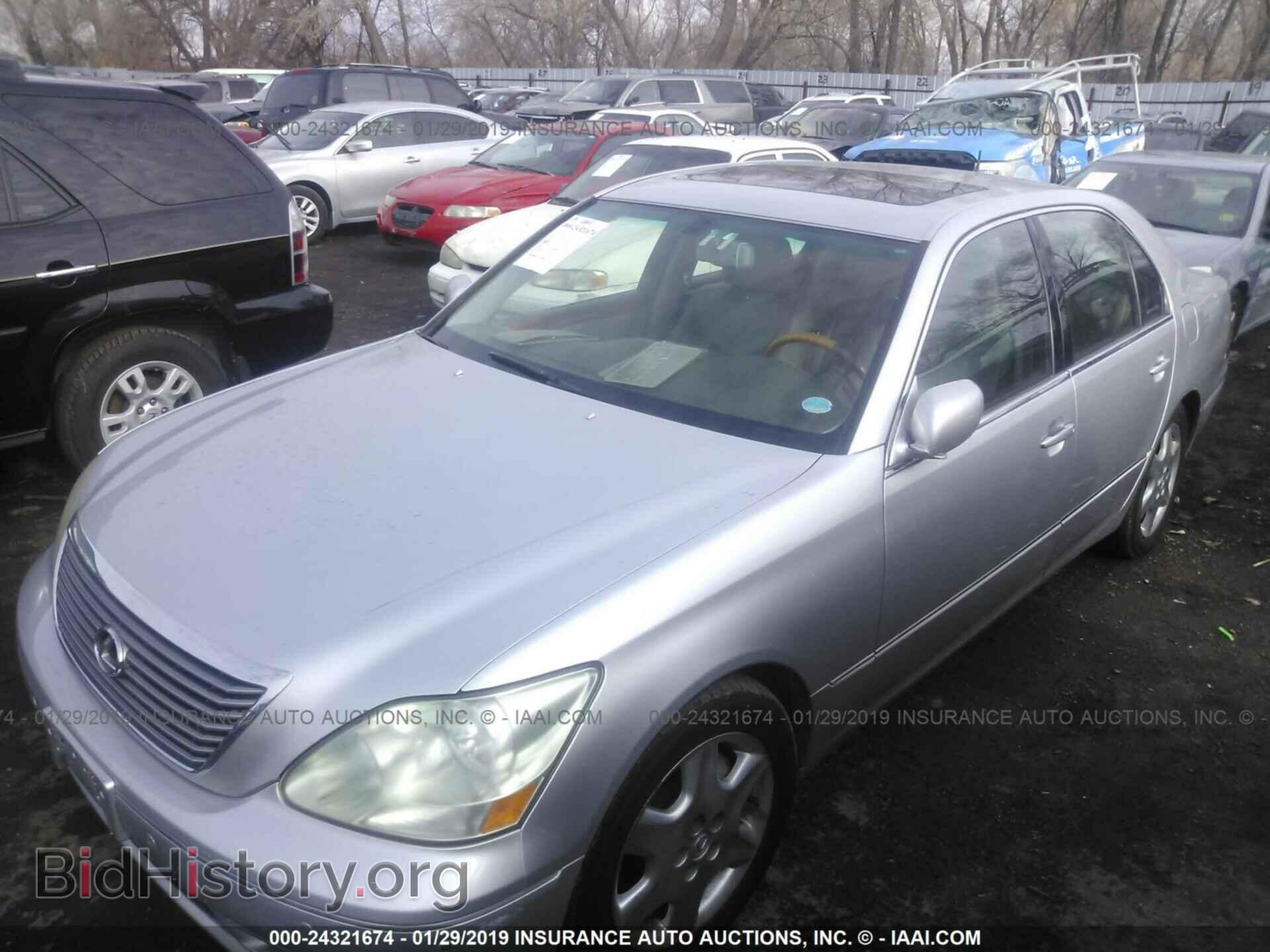 2004 LEXUS LS - VIN: JTHBN36F540152223 - Фото 2