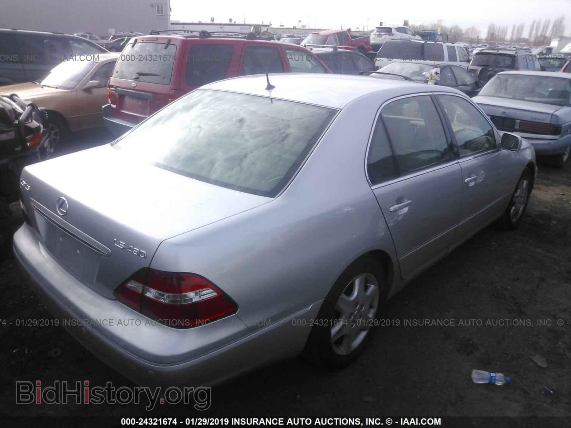 2004 LEXUS LS - VIN: JTHBN36F540152223 - Фото 4