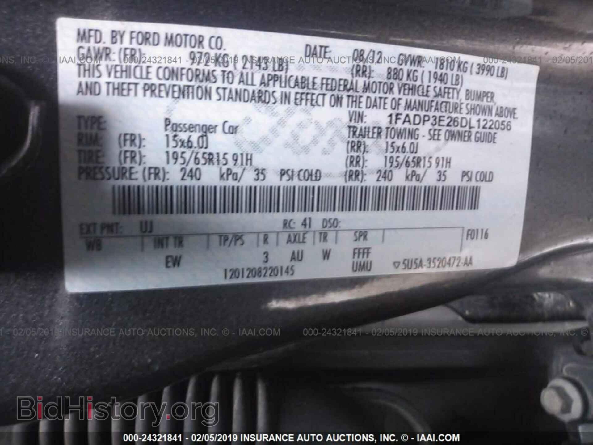 2013 FORD FOCUS - VIN: 1FADP3E26DL122056 - Фото 9