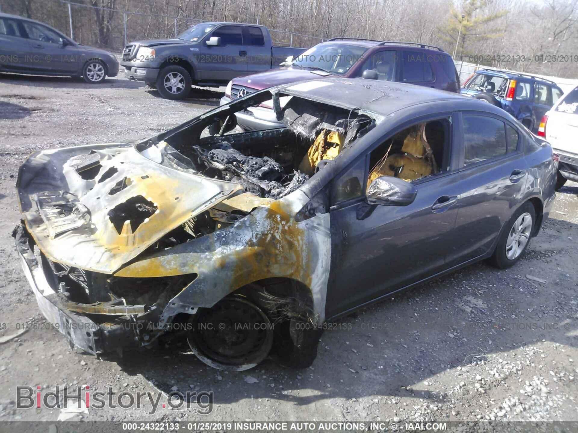 2014 HONDA CIVIC - VIN: 2HGFB2F59EH548103 - Фото 2