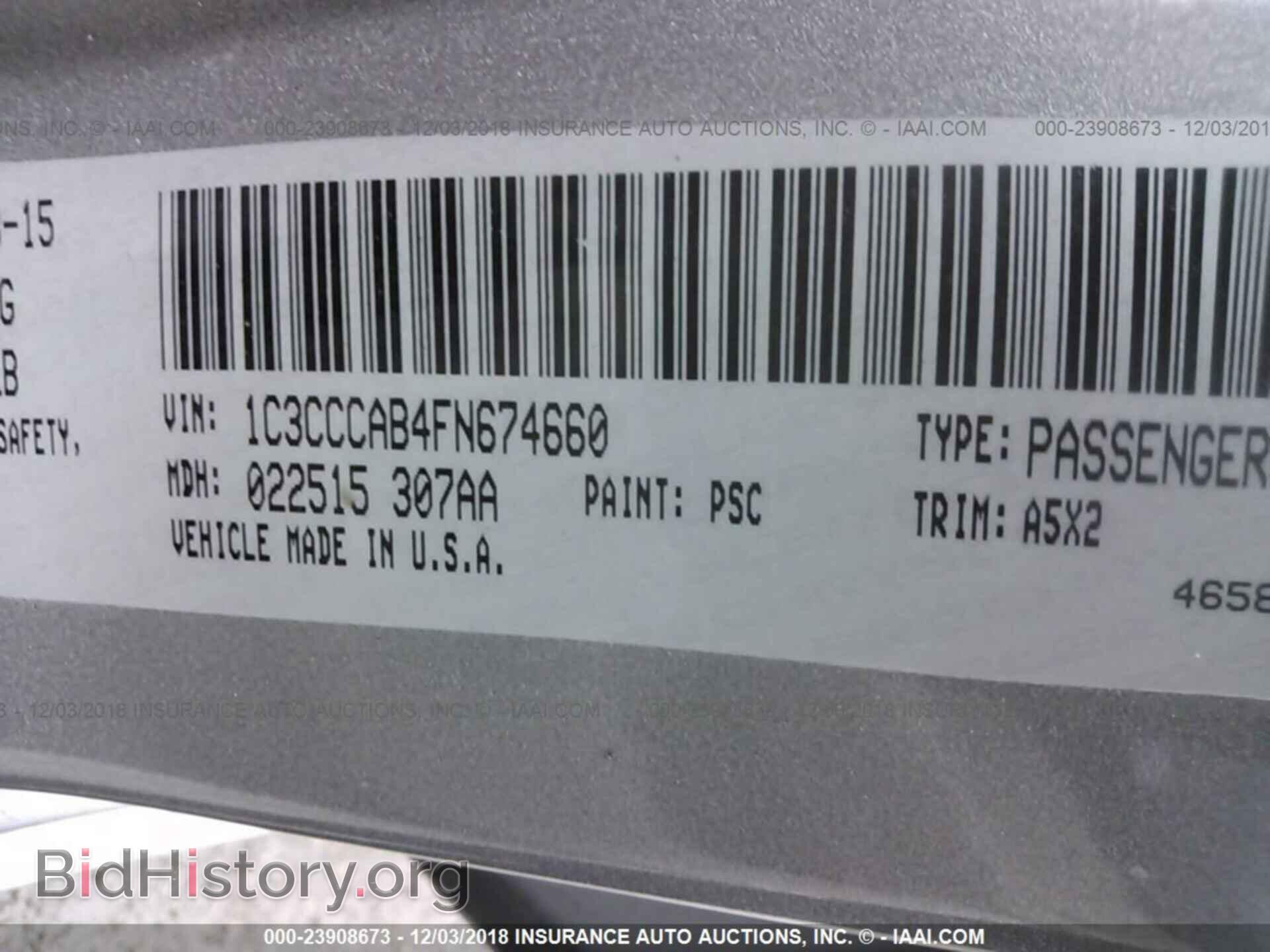 2015 CHRYSLER 200 - VIN: 1C3CCCAB4FN674660 - Photo 9