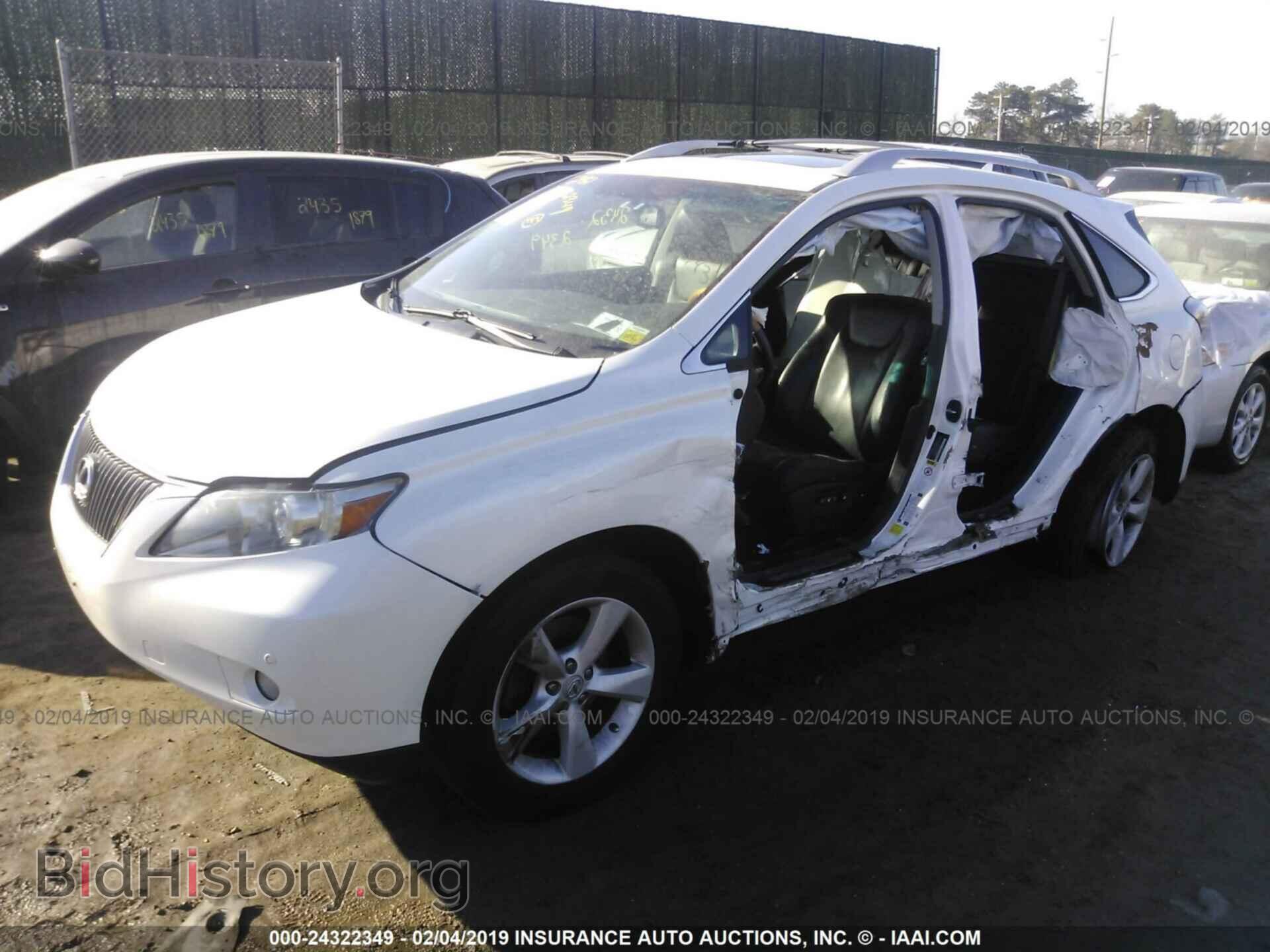 2012 LEXUS RX - VIN: 2T2BK1BA3CC143609 - Фото 2