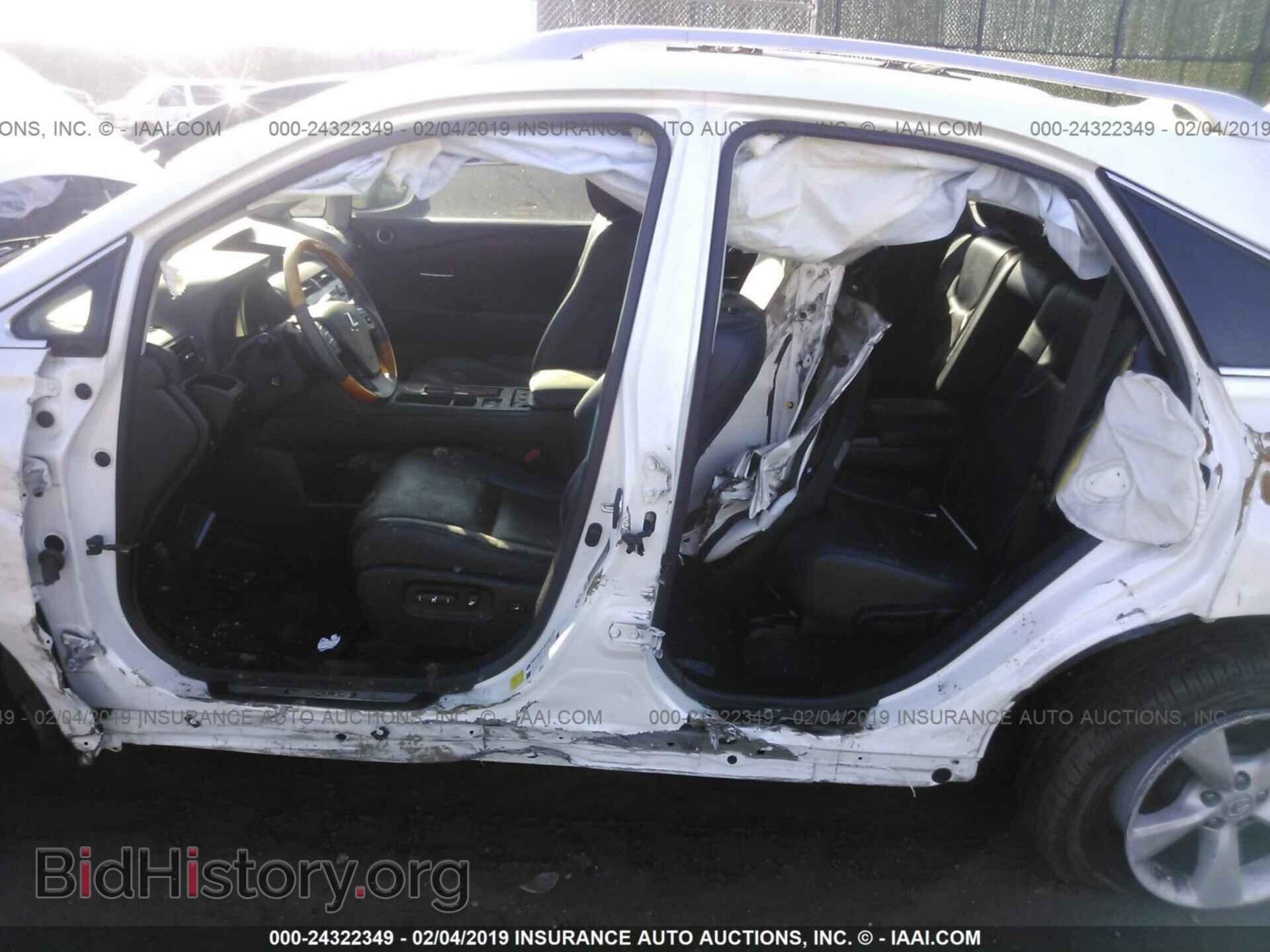 2012 LEXUS RX - VIN: 2T2BK1BA3CC143609 - Фото 6