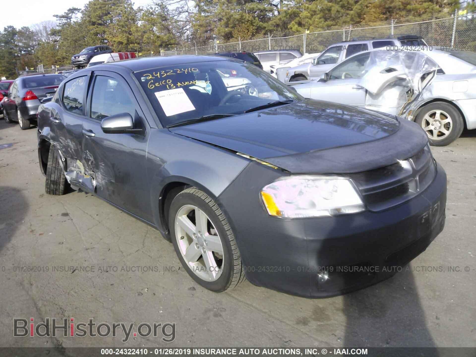 Photo 1C3CDZCB0DN662323 - DODGE AVENGER 2013