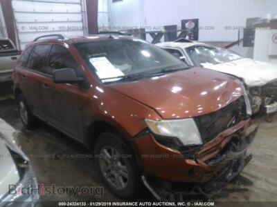 2007 Ford EDGE SE, оранжевый — VIN 2FMDK46C97BB05936, IAAI