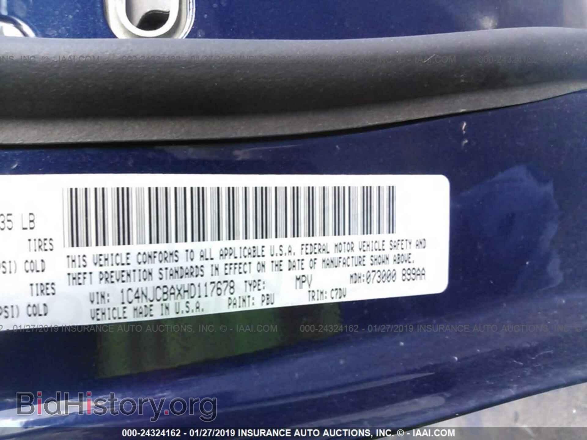 2017 JEEP COMPASS - VIN: 1C4NJCBAXHD117678 - Photo 9