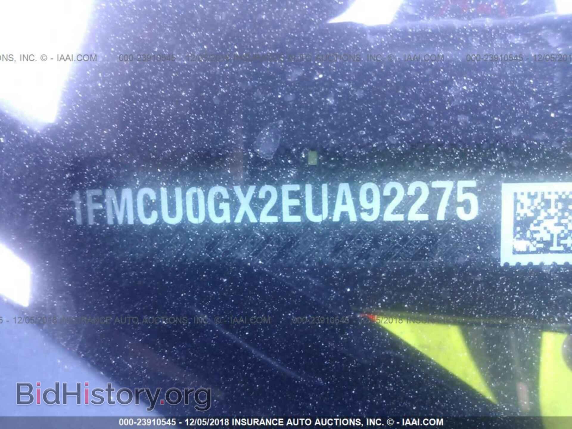 2014 FORD ESCAPE - VIN: 1FMCU0GX2EUA92275 - Photo 9