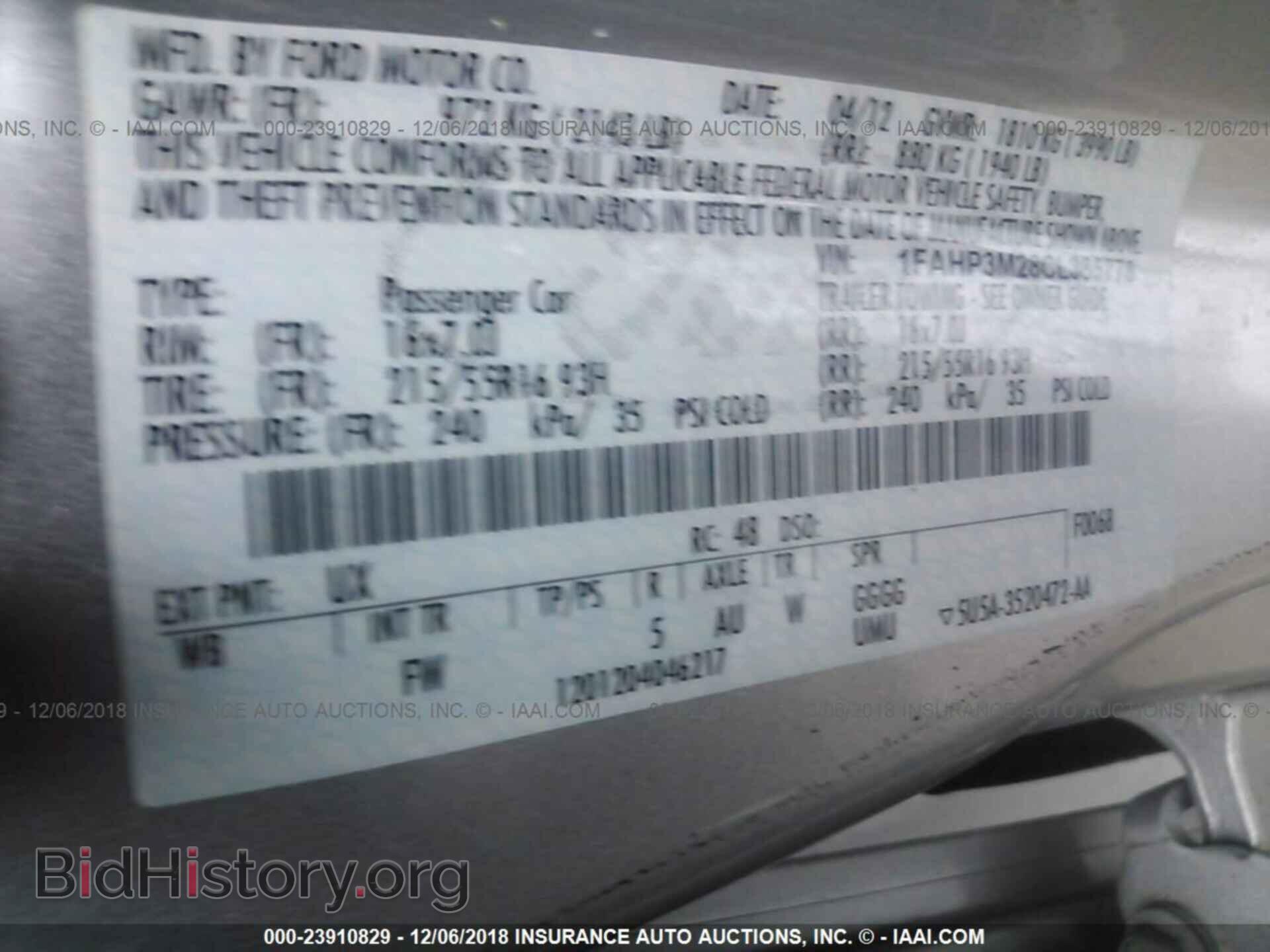 2012 FORD FOCUS - VIN: 1FAHP3M28CL385778 - Photo 9