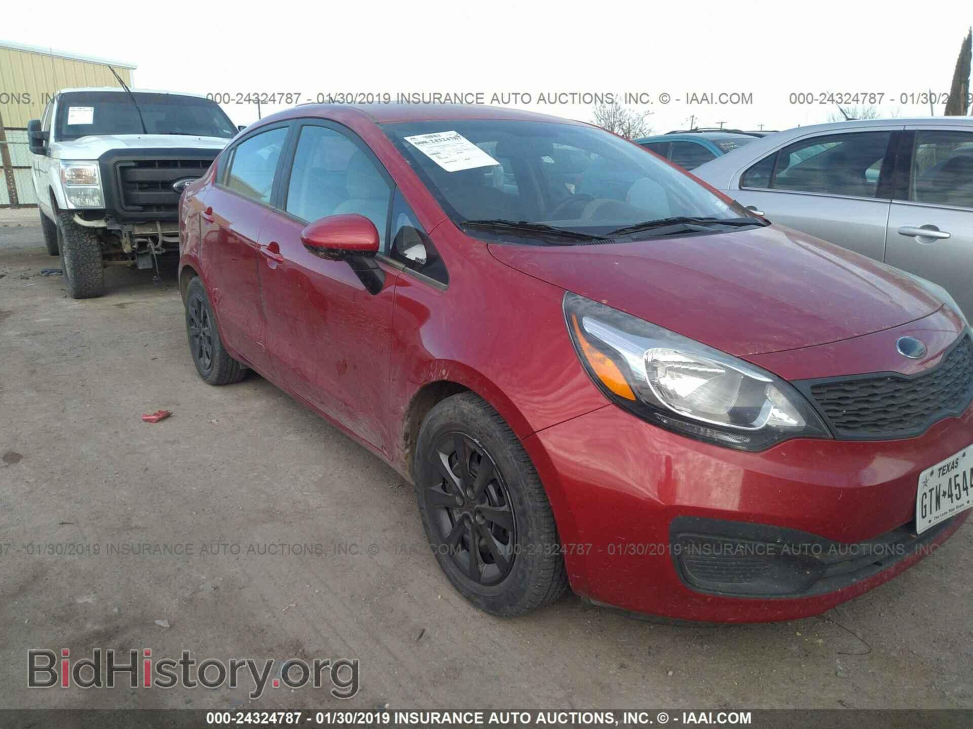 Фотография KNADM4A37E6349227 - KIA RIO 2014