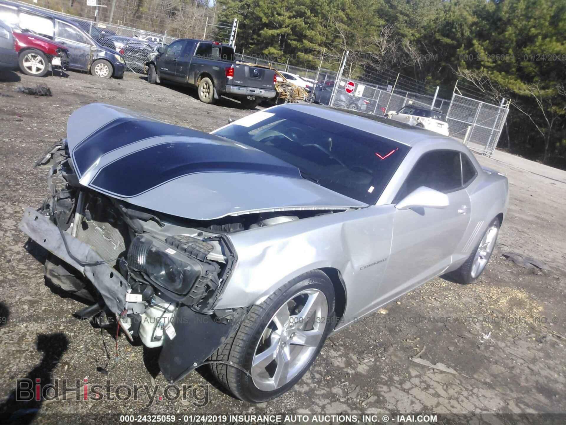 2012 CHEVROLET CAMARO - VIN: 2G1FF1E36C9175602 - Фото 2