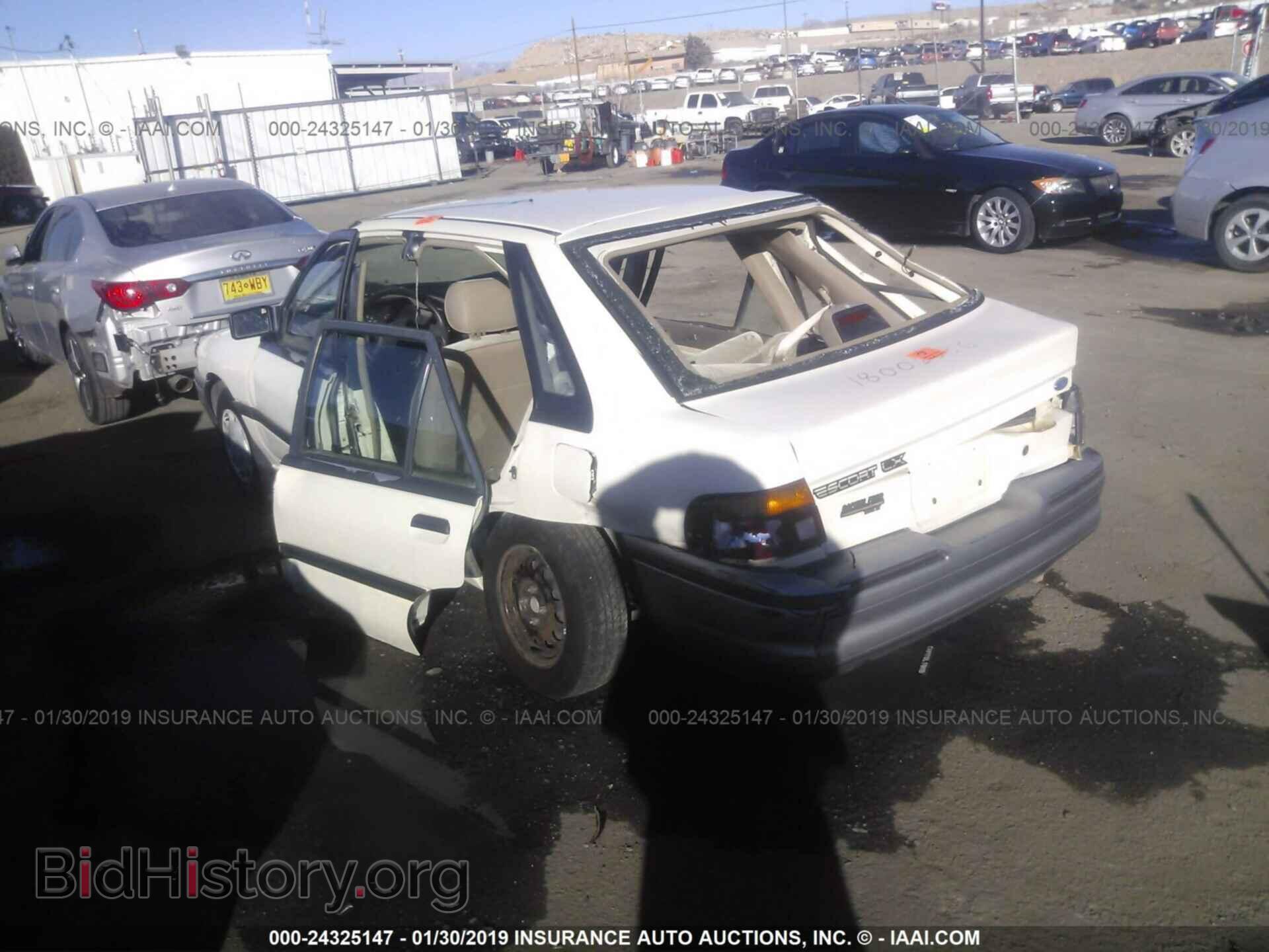 1991 FORD ESCORT - VIN: 1FAPP14J5MW303965 - Фото 3
