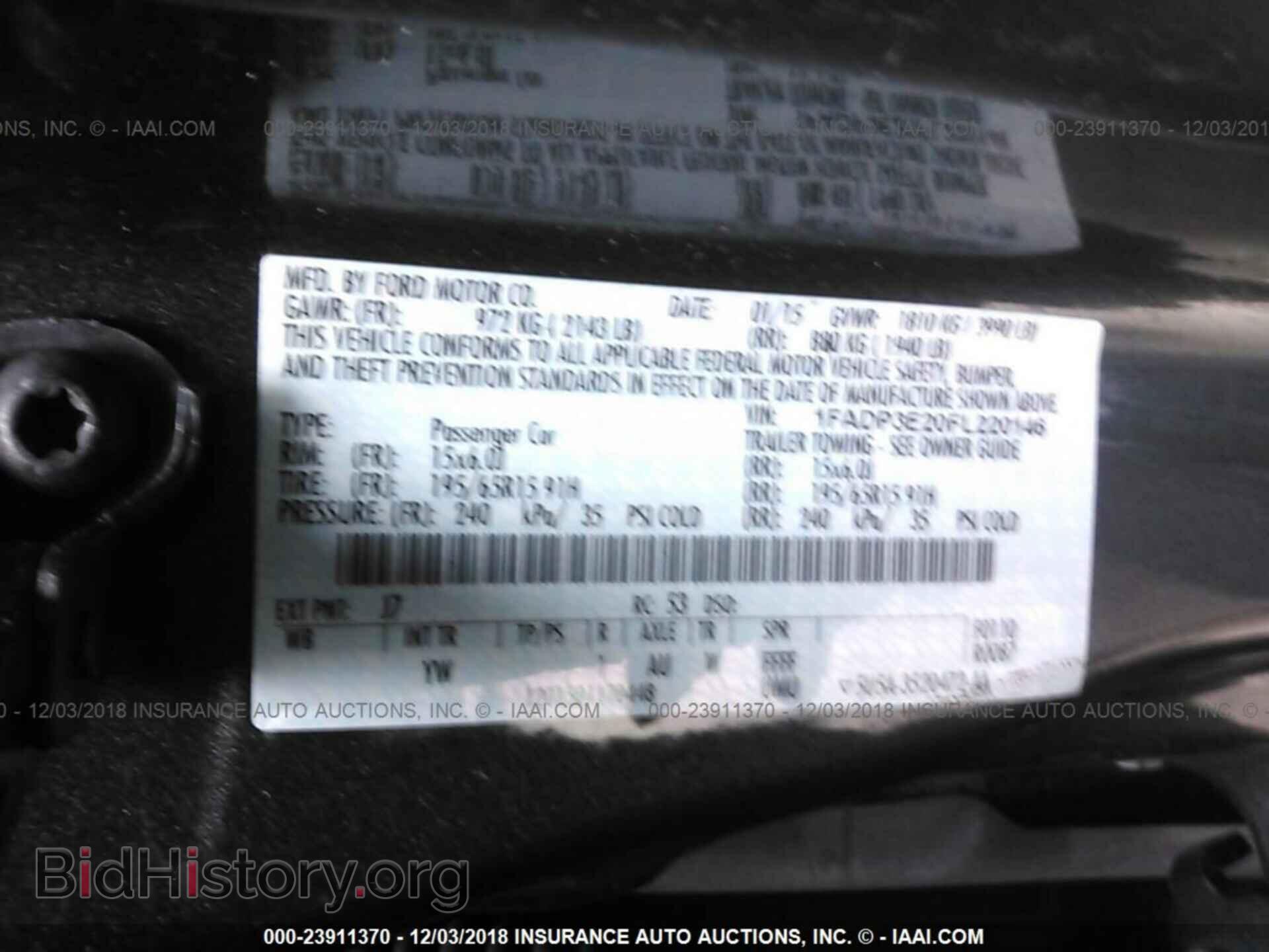 2015 FORD FOCUS - VIN: 1FADP3E20FL220146 - Photo 9