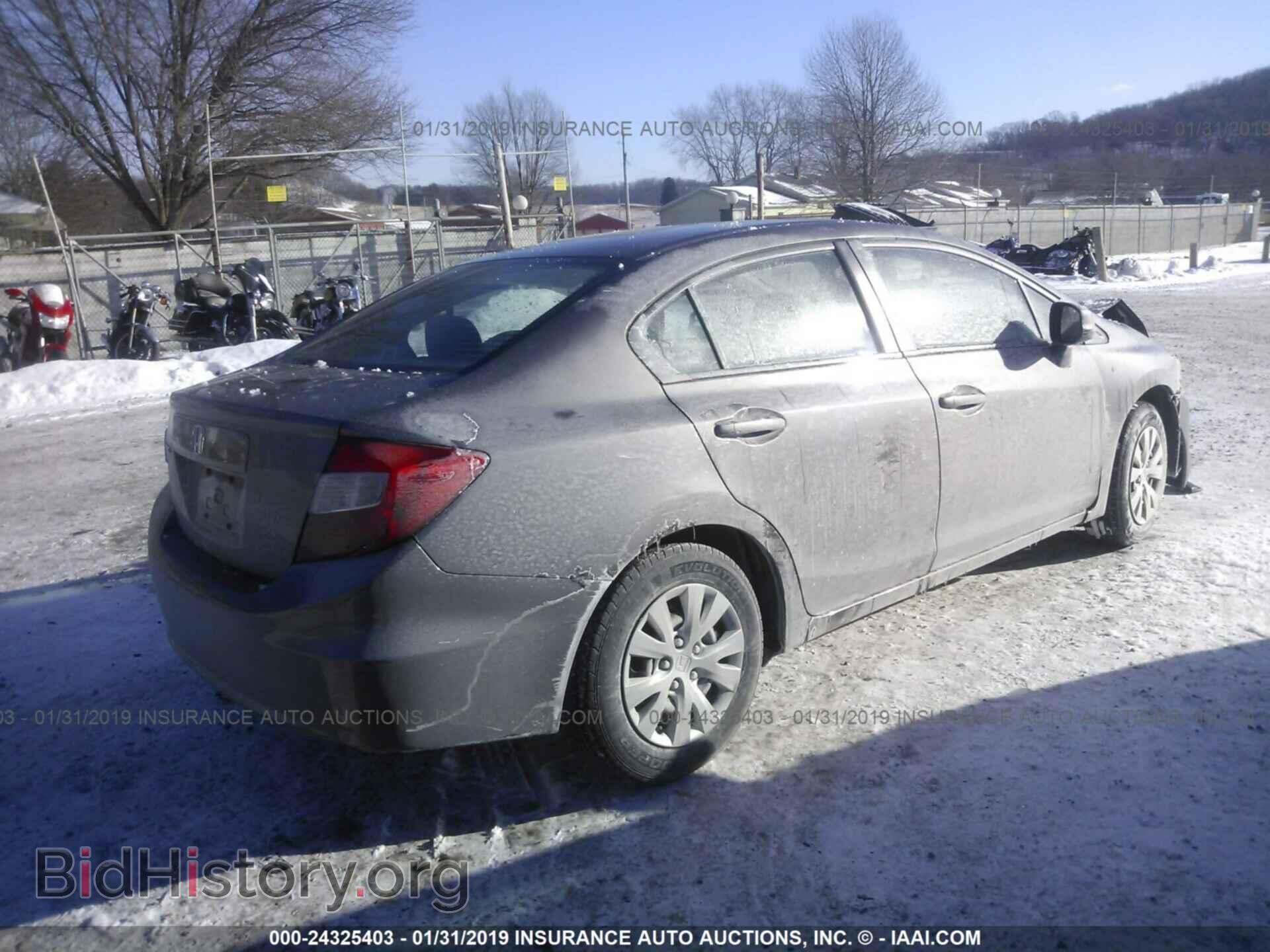 2012 HONDA CIVIC - VIN: 19XFB2F54CE074195 - Фото 4