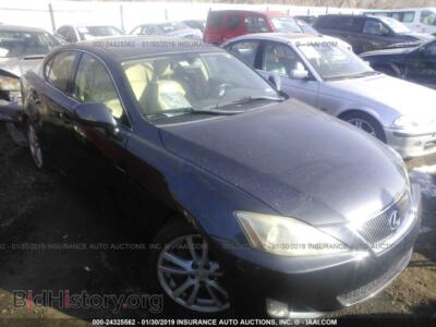 2006 Lexus IS 350, черный — VIN JTHBE262062004849, IAAI