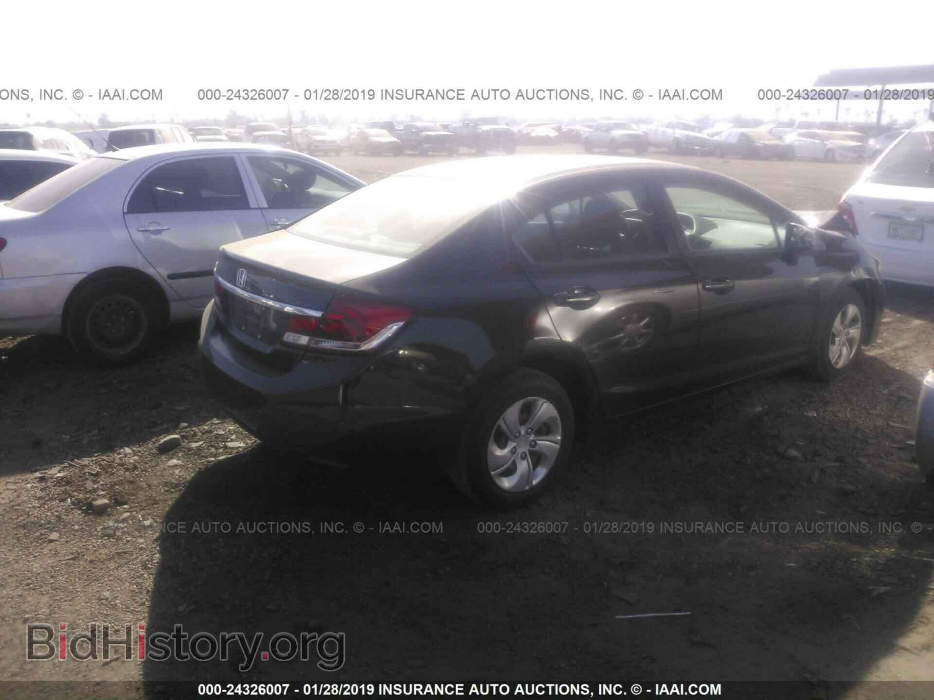 2013 HONDA CIVIC - VIN: 2HGFB2F53DH551531 - Фото 4