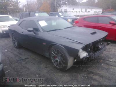 2016 Dodge CHALLENGER, серый — VIN 2C3CDZDJ8GH129445, IAAI