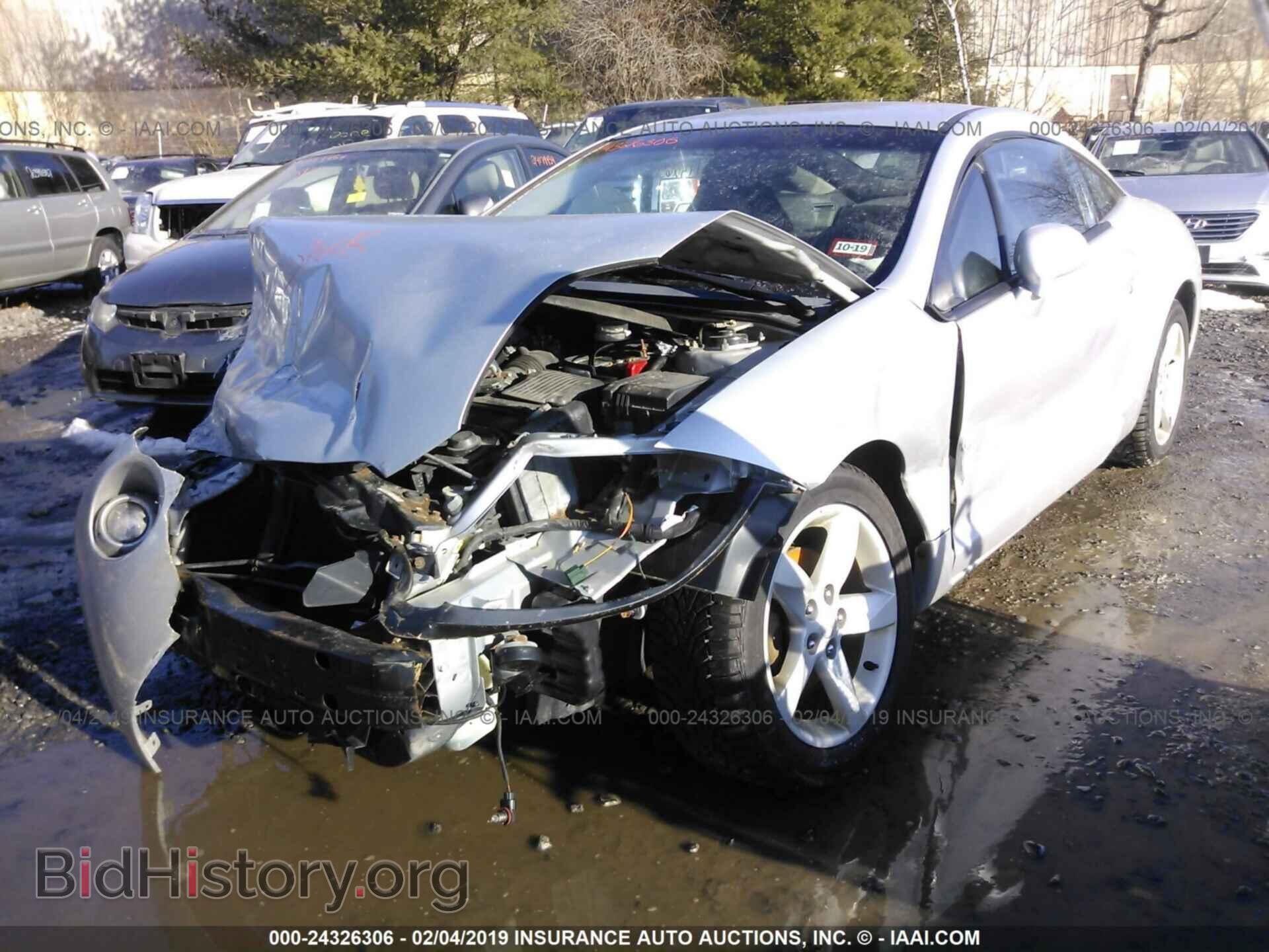 2006 MITSUBISHI ECLIPSE - VIN: 4A3AK34T26E001597 - Фото 2