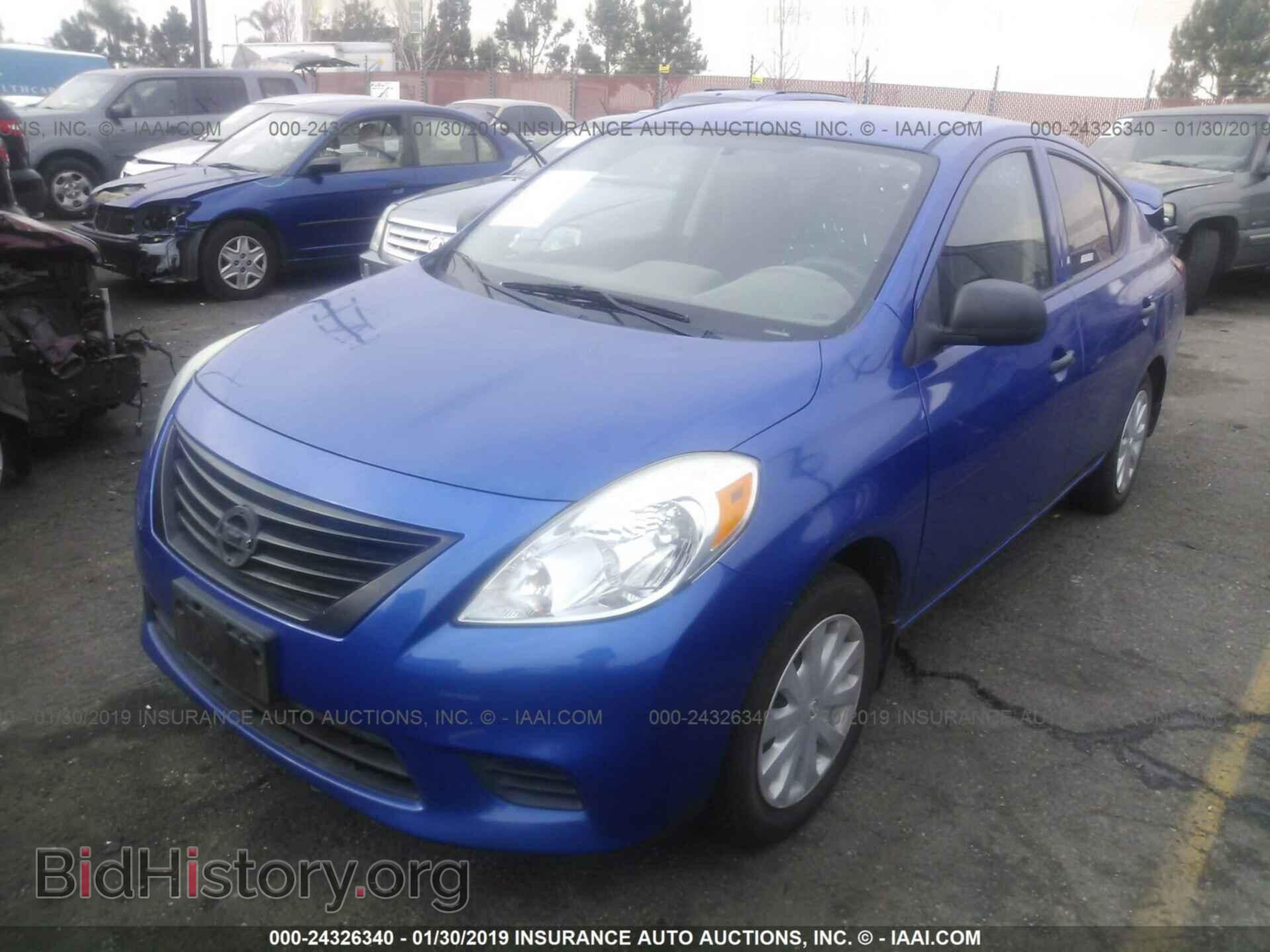 2014 NISSAN VERSA - VIN: 3N1CN7AP0EL814696 - Фото 2