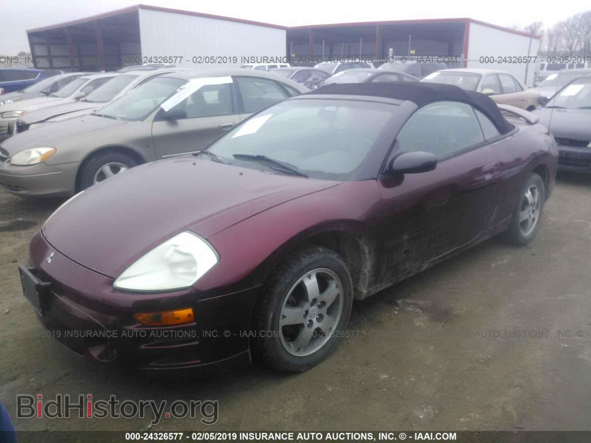 2003 MITSUBISHI ECLIPSE - VIN: 4A3AE45G63E040056 - Фото 2