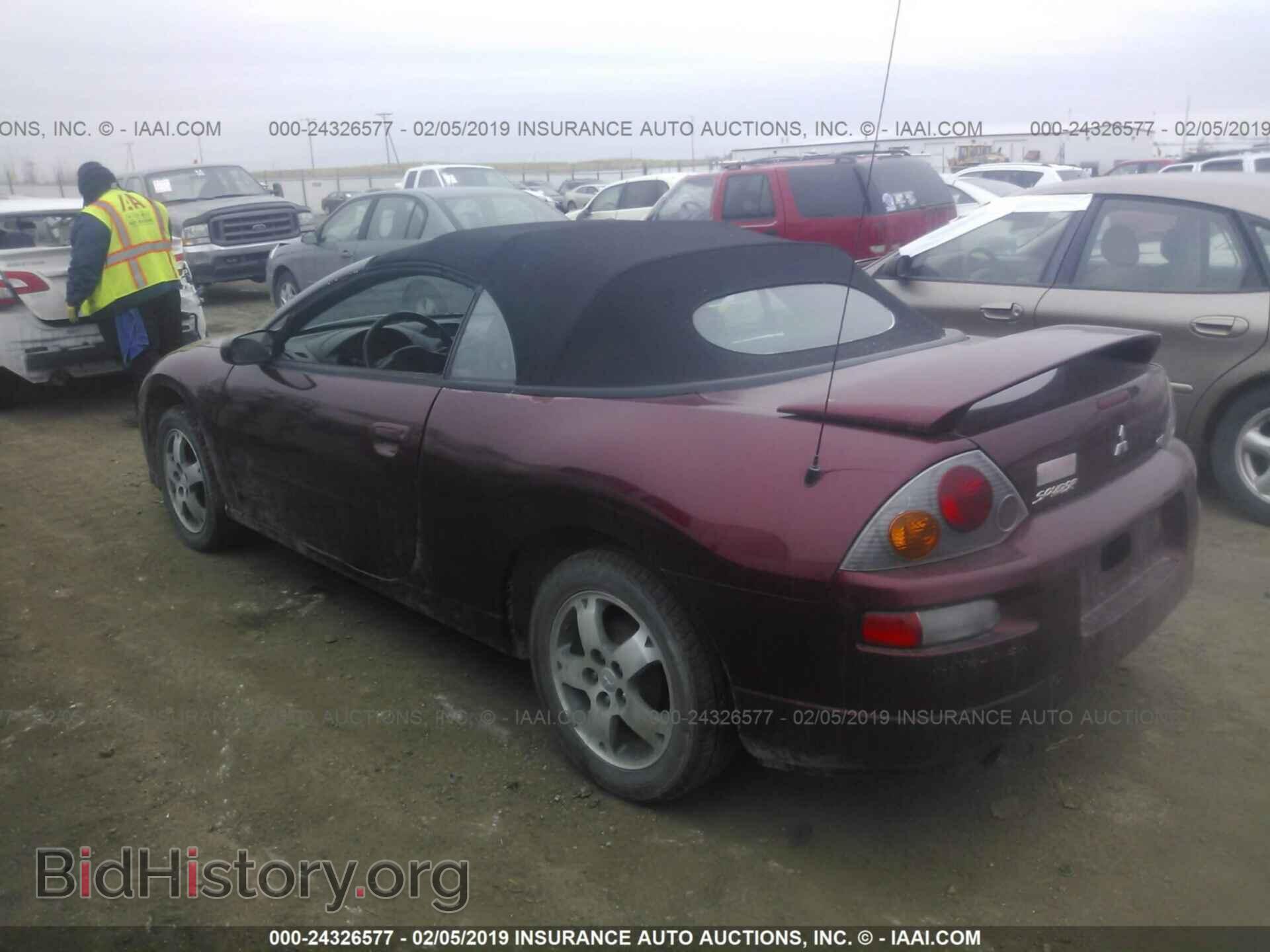 2003 MITSUBISHI ECLIPSE - VIN: 4A3AE45G63E040056 - Фото 3