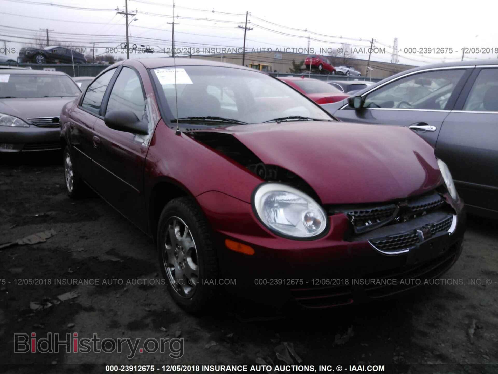 Фотография 1B3ES56C04D609488 - DODGE NEON 2004