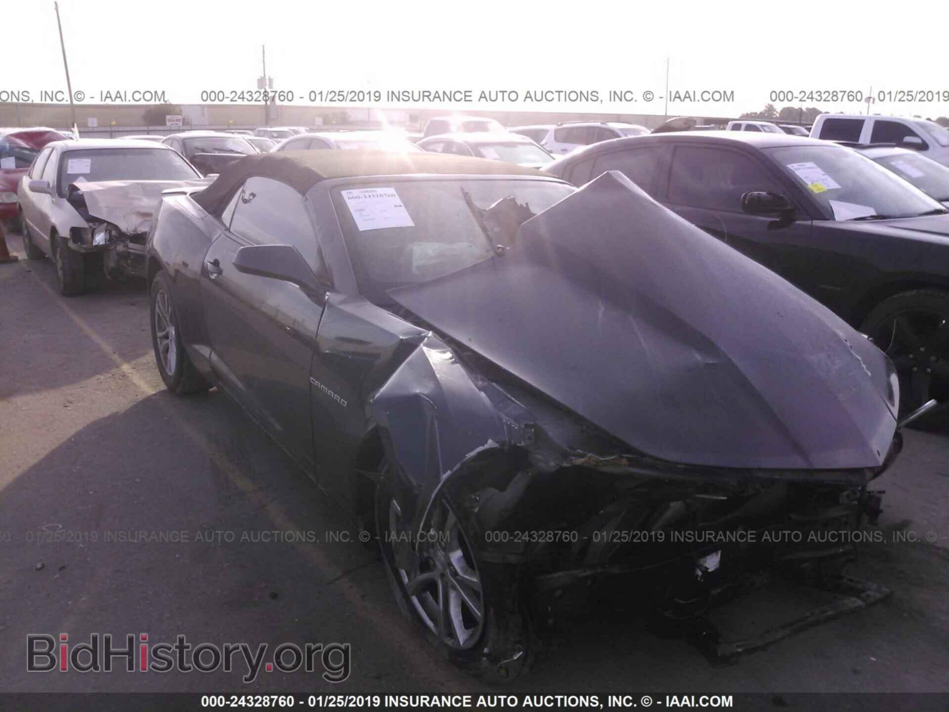 Фотография 2G1FB3D39E9264138 - CHEVROLET CAMARO 2014