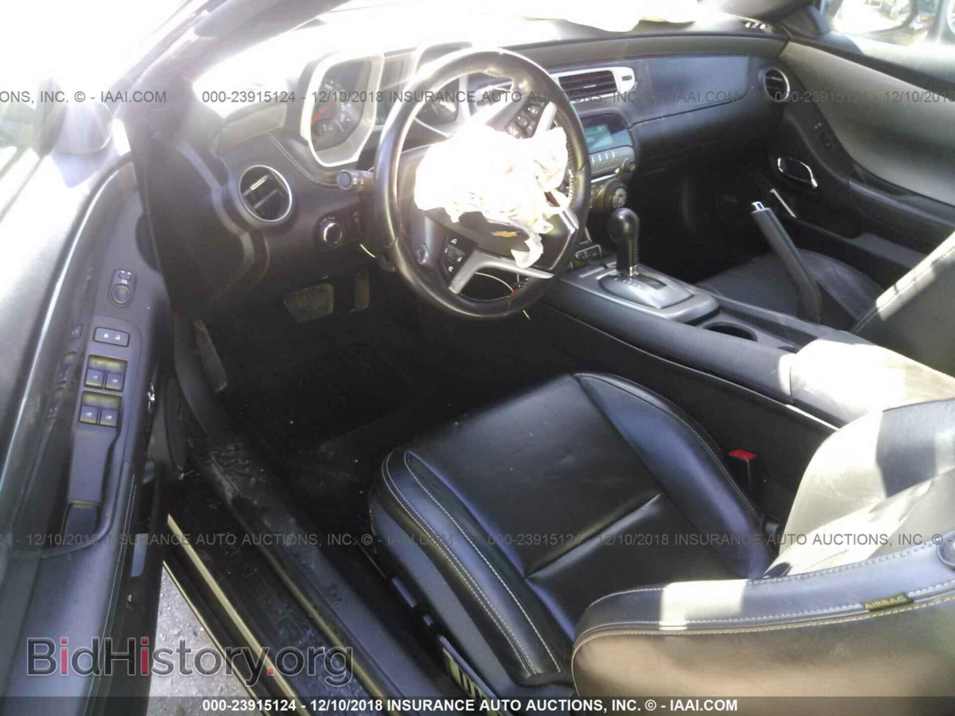 2012 CHEVROLET CAMARO - VIN: 2G1FC3D32C9102961 - Фото 5