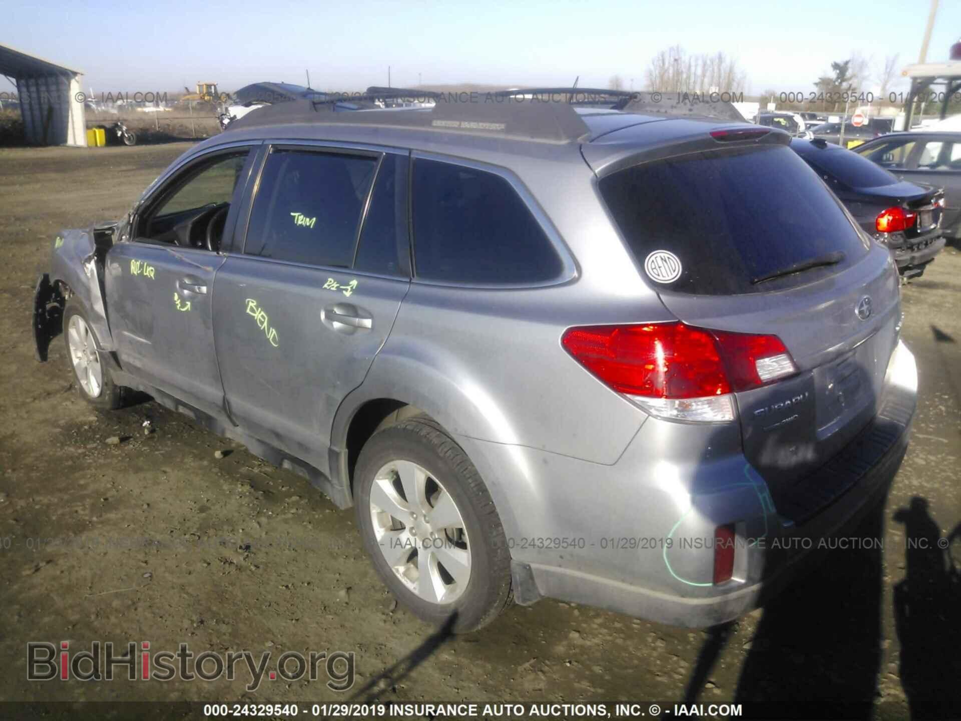 2011 SUBARU OUTBACK - VIN: 4S4BRBCCXB3358624 - Фото 3