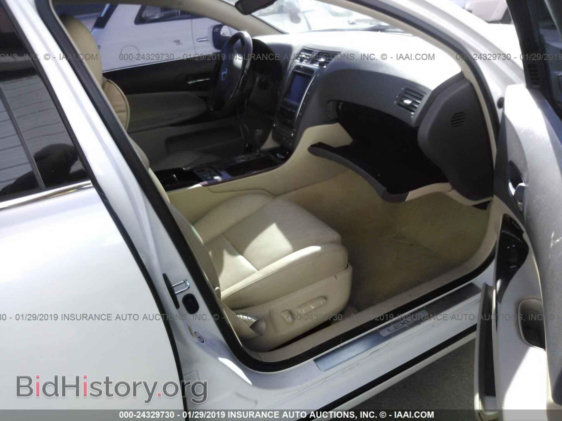 2009 LEXUS GS - VIN: JTHBE96S190044365 - Фото 5