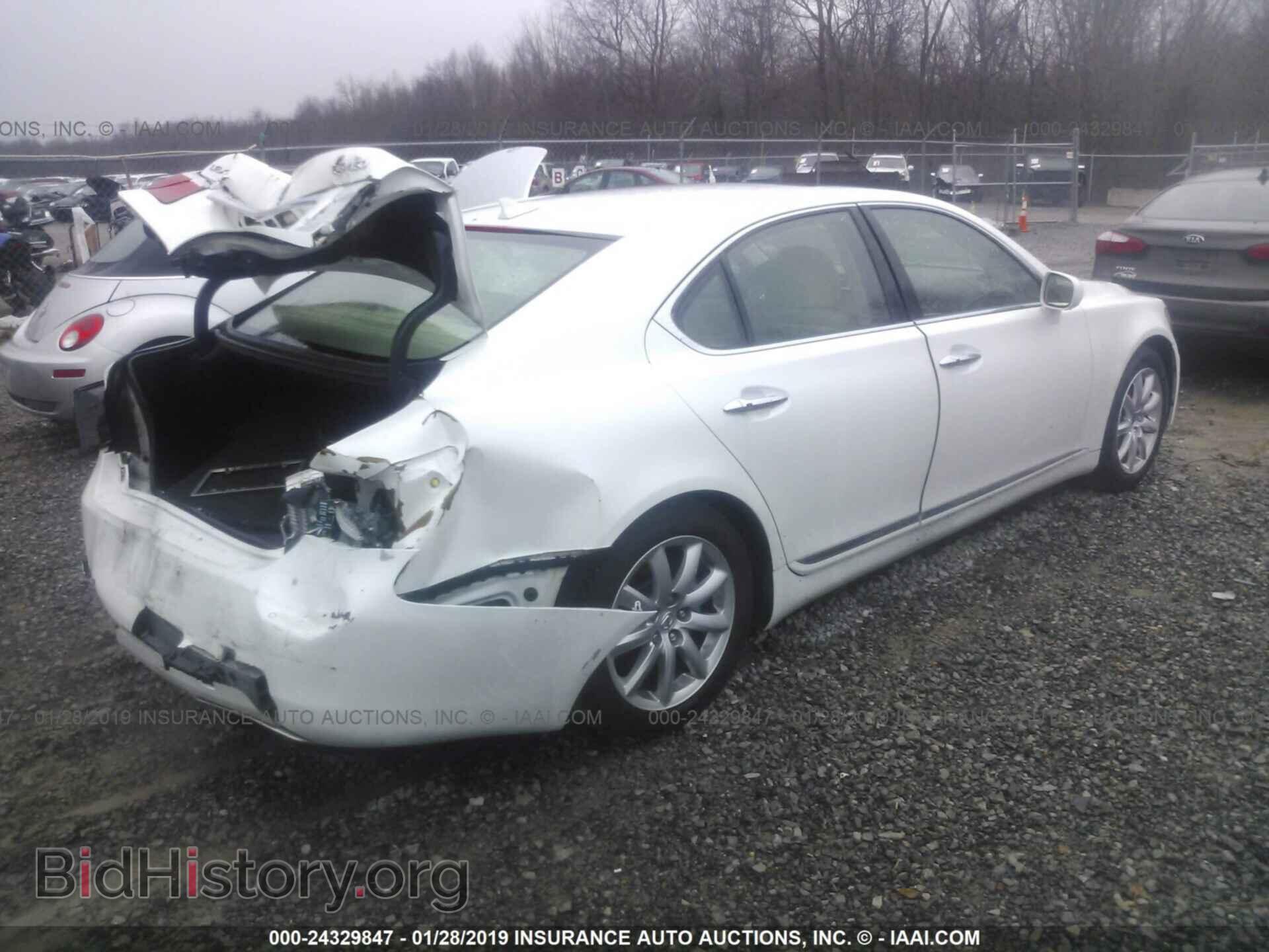 2007 LEXUS LS - VIN: JTHBL46F875037635 - Photo 4