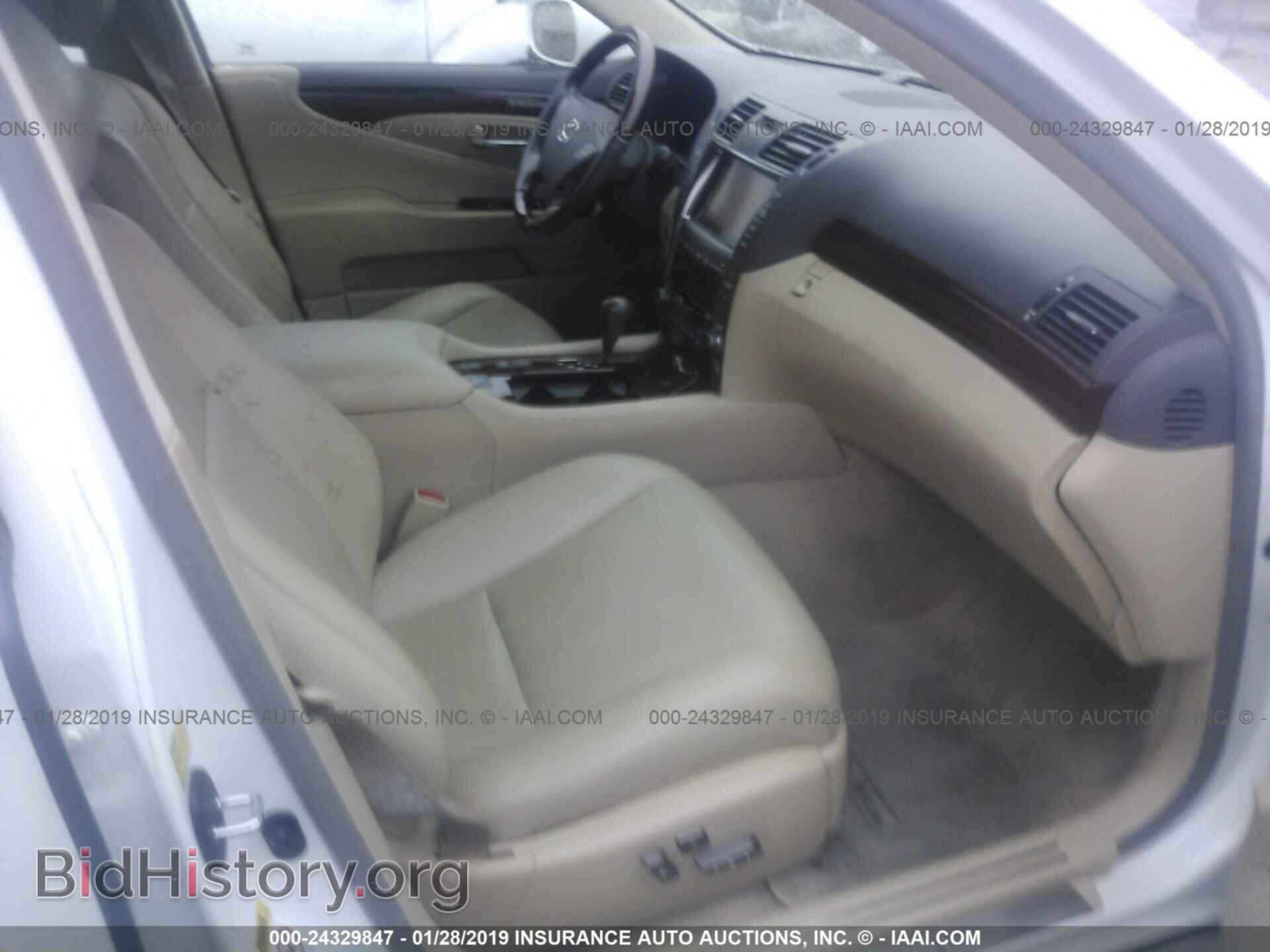 2007 LEXUS LS - VIN: JTHBL46F875037635 - Photo 5
