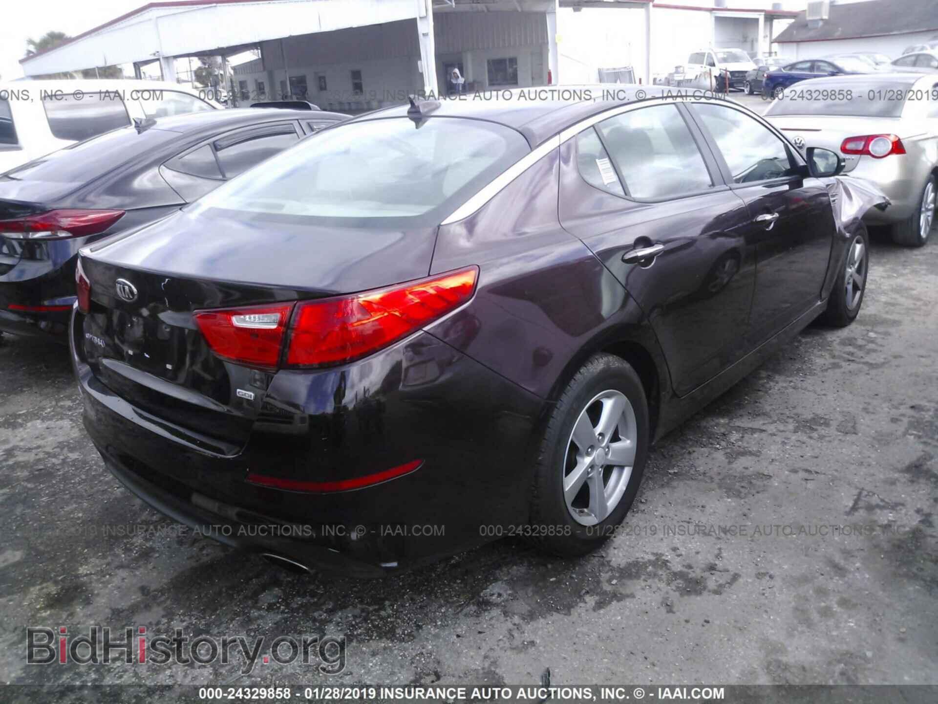 2014 KIA OPTIMA - VIN: 5XXGM4A75EG297228 - Фото 4