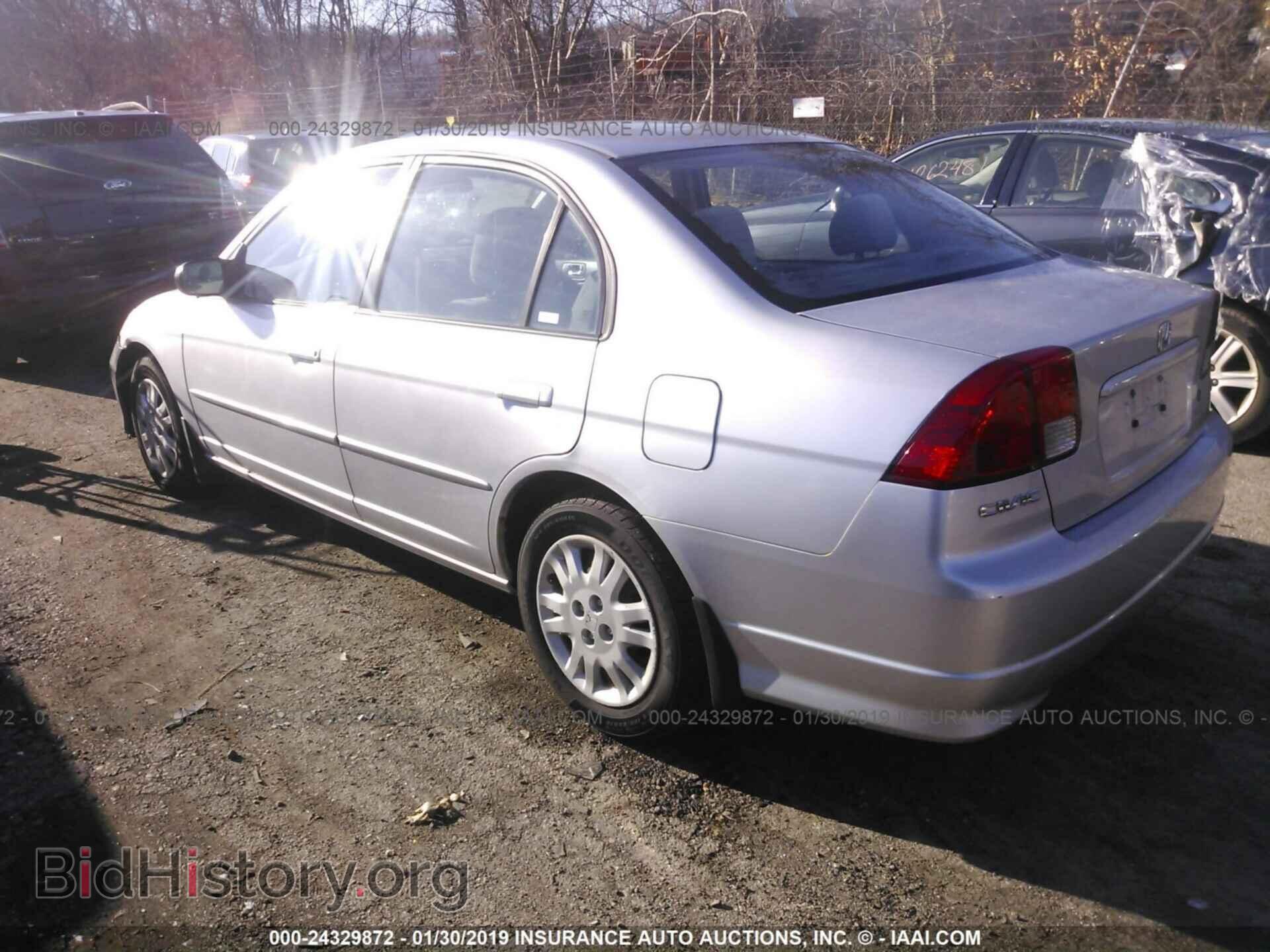 2005 HONDA CIVIC - VIN: 2HGES16525H602962 - Фото 3