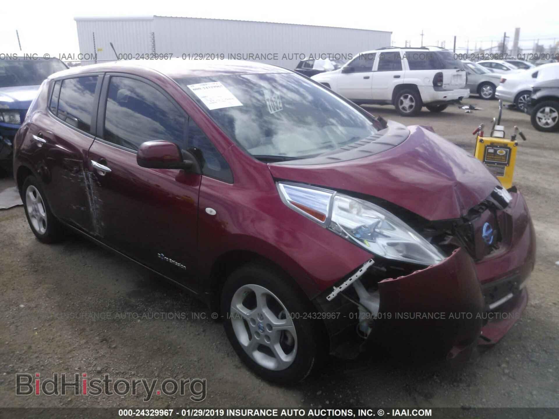 Photo JN1AZ0CP2CT015818 - NISSAN LEAF 2012