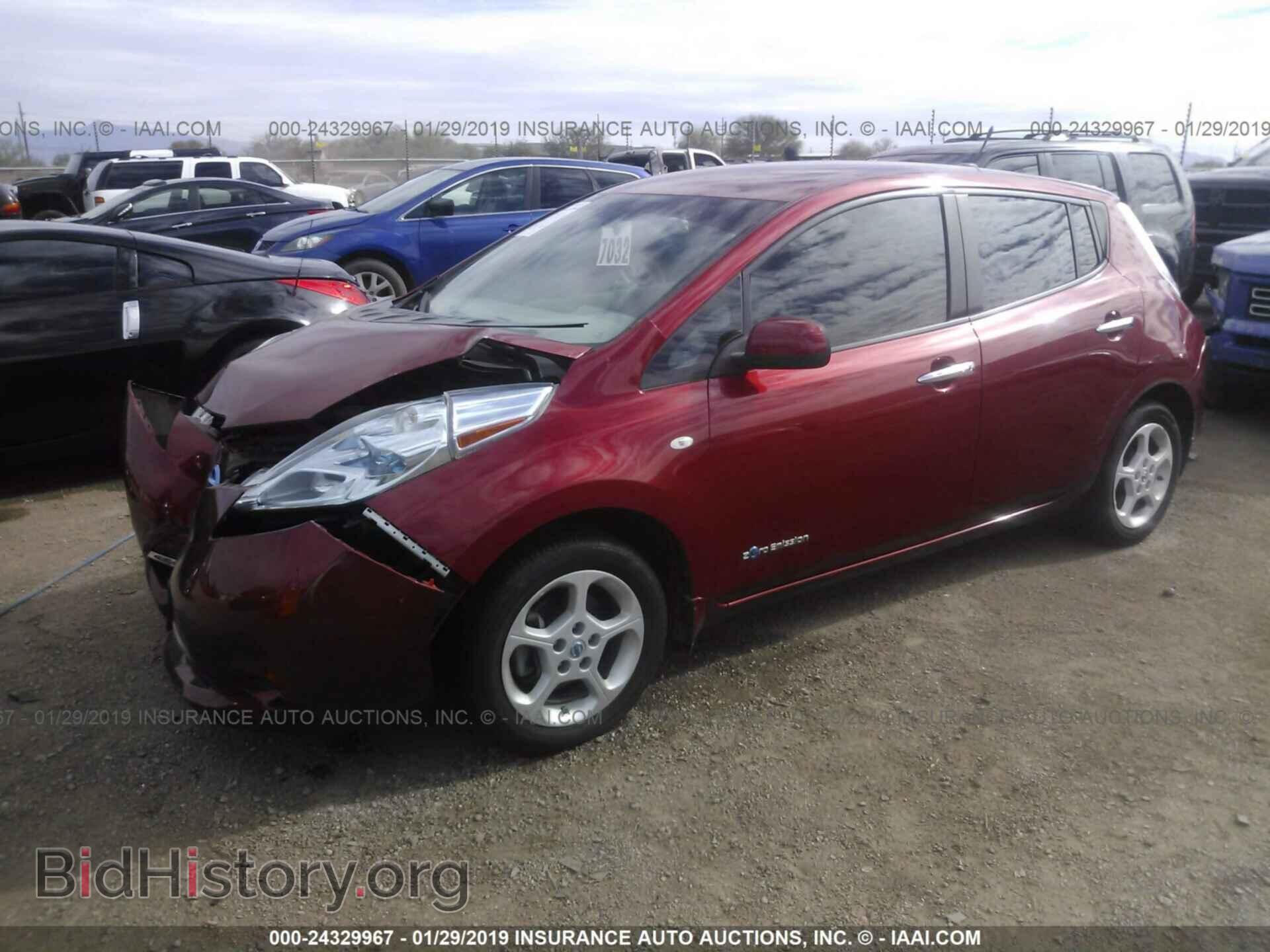 2012 NISSAN LEAF - VIN: JN1AZ0CP2CT015818 - Фото 2