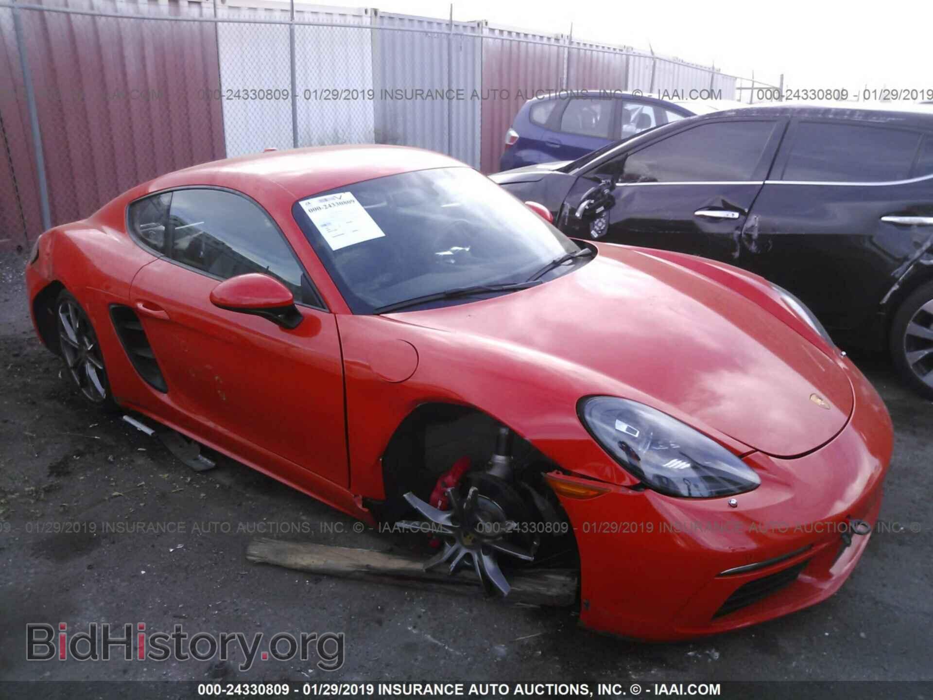 Фотография WP0AB2A84HS285249 - PORSCHE CAYMAN 2017