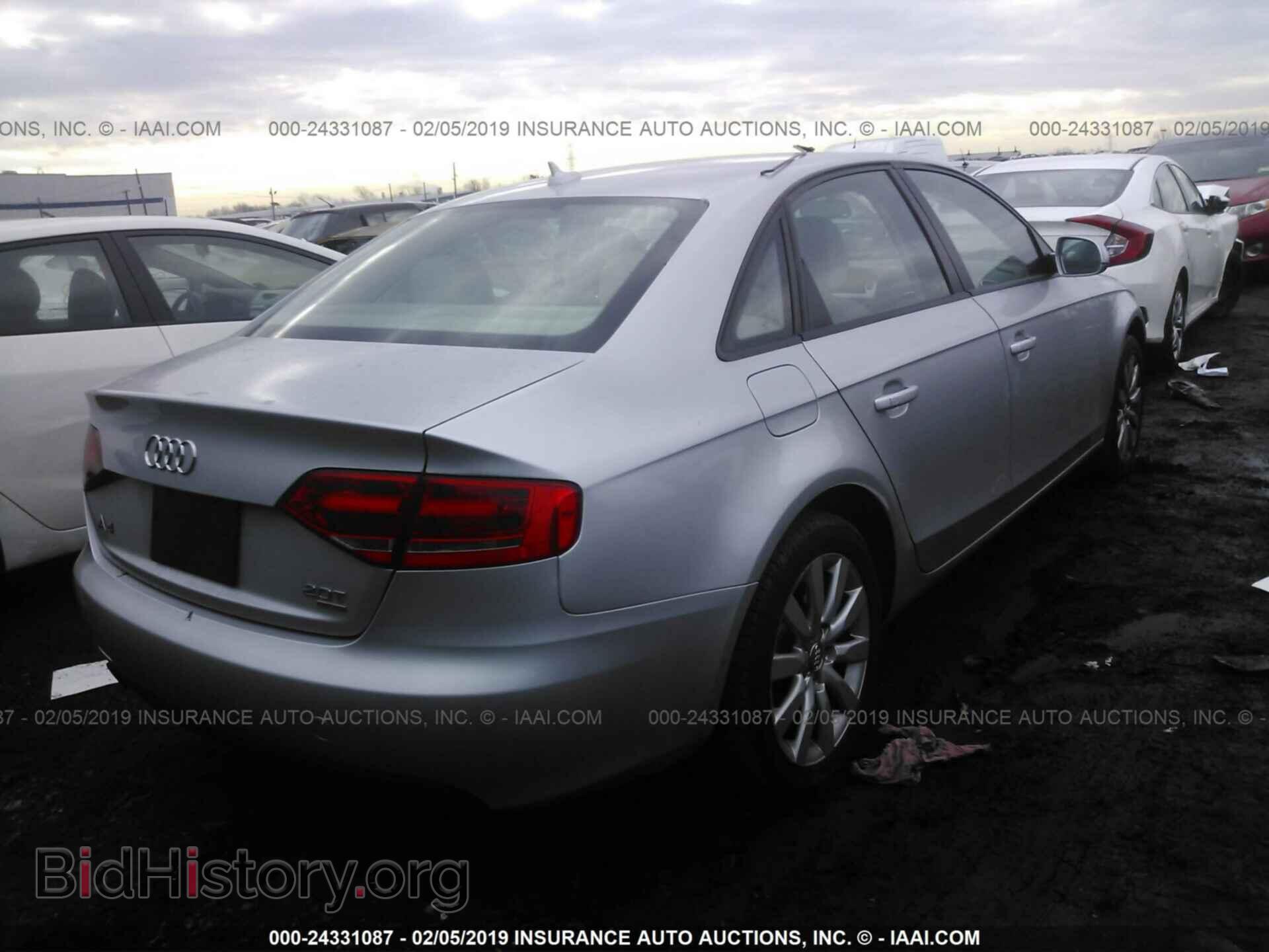 2012 AUDI A4 - VIN: WAUBFAFL4CA024540 - Фото 4