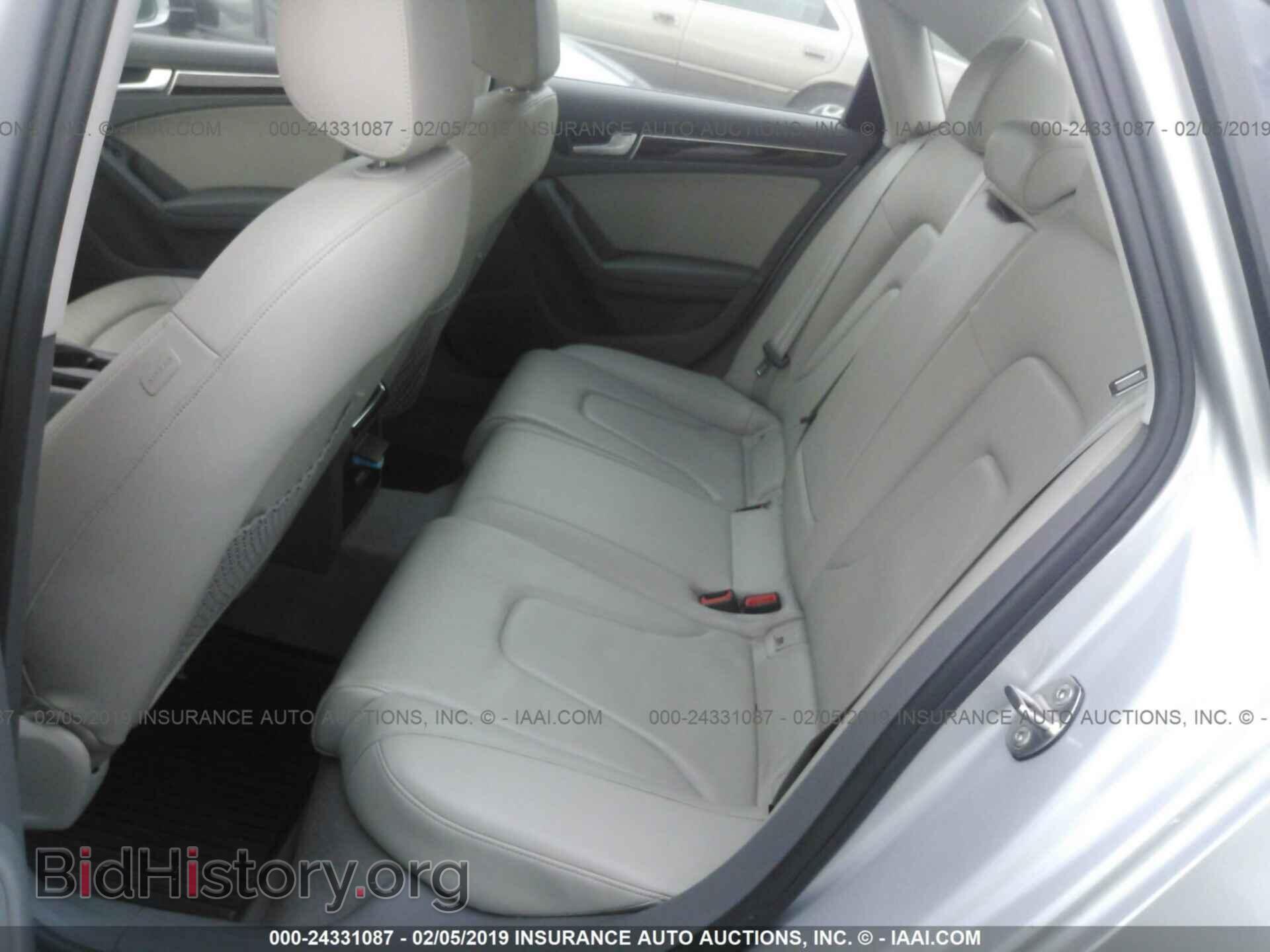 2012 AUDI A4 - VIN: WAUBFAFL4CA024540 - Фото 8