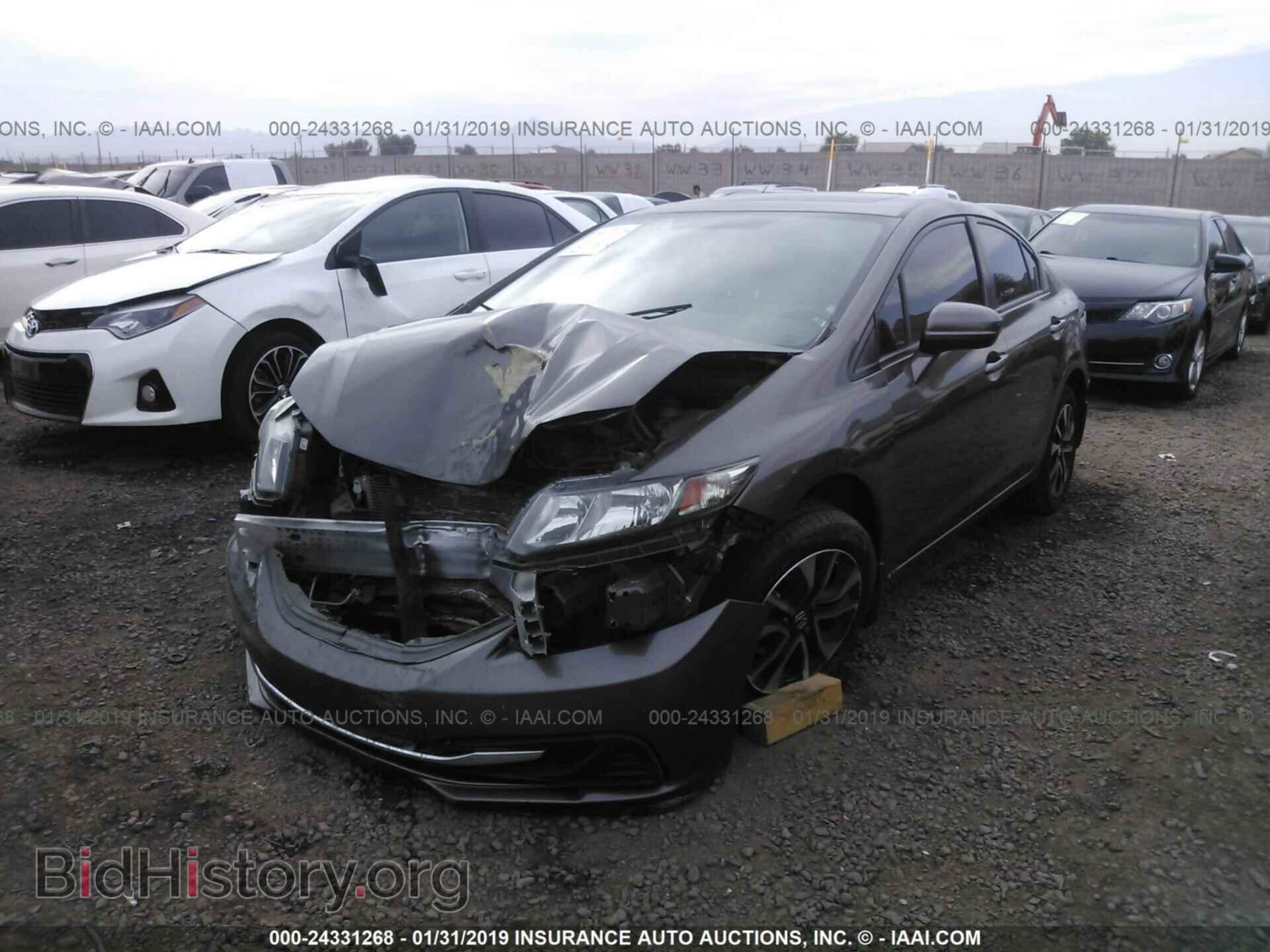 2014 HONDA CIVIC - VIN: 2HGFB2F84EH540808 - Фото 2