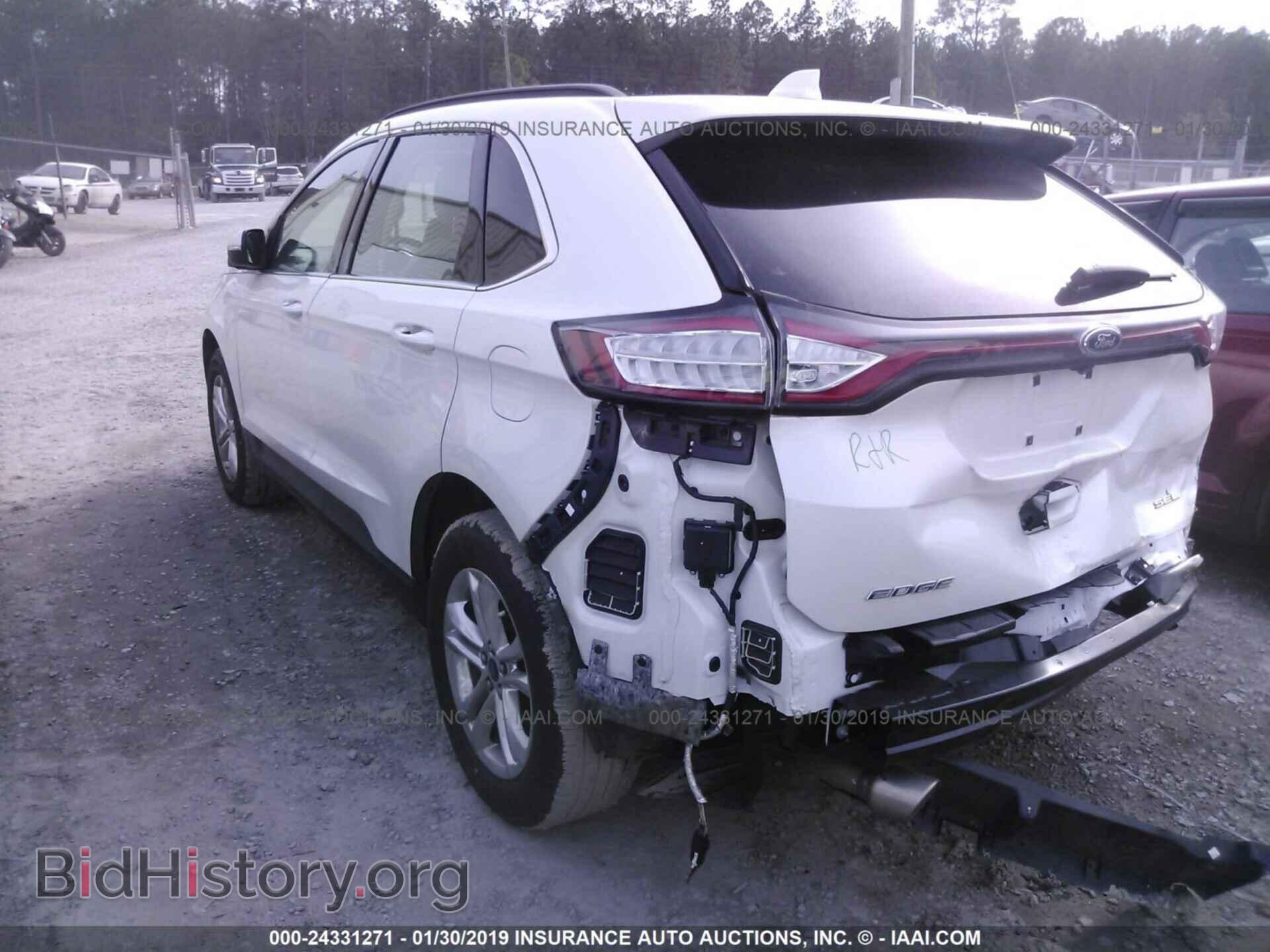 2015 FORD EDGE - VIN: 2FMTK3J86FBC29525 - Фото 3