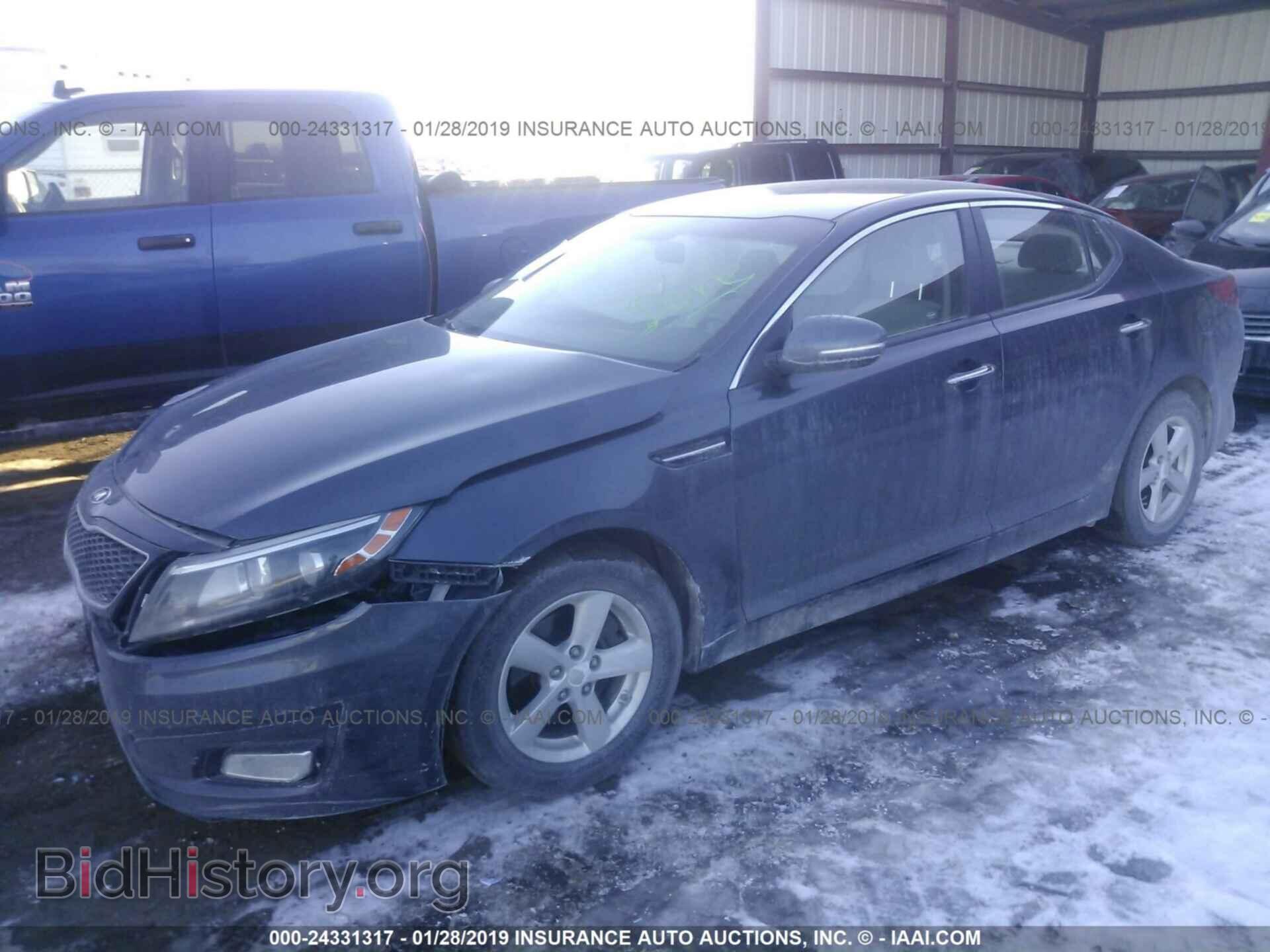 2015 KIA OPTIMA - VIN: KNAGM4A78F5606094 - Фото 2