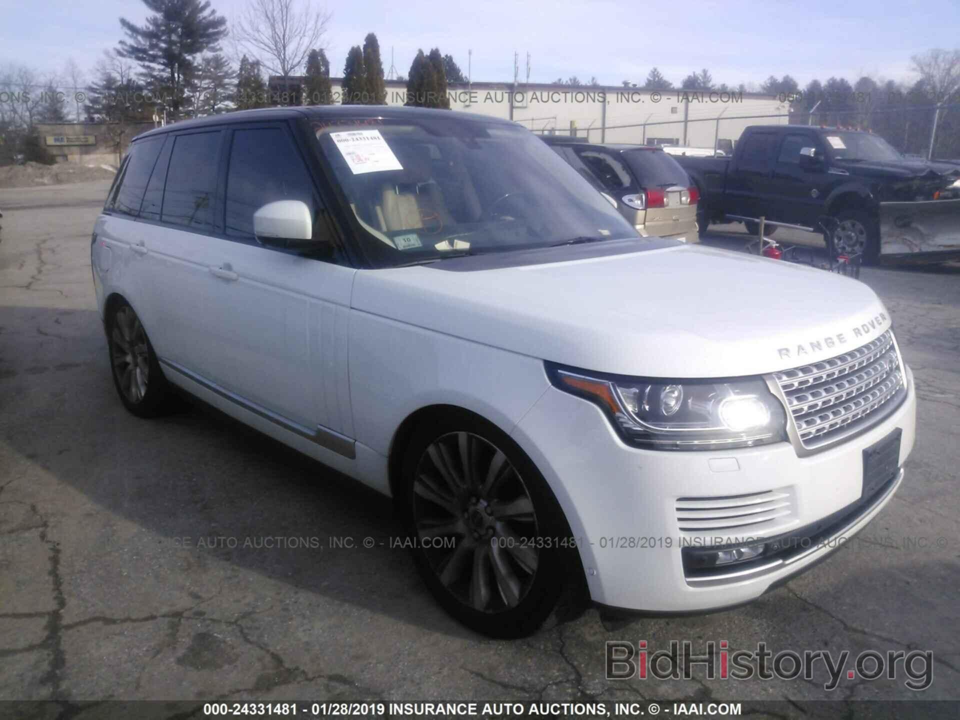 Фотография SALGS2TF5EA160373 - LAND ROVER RANGE ROVER 2014