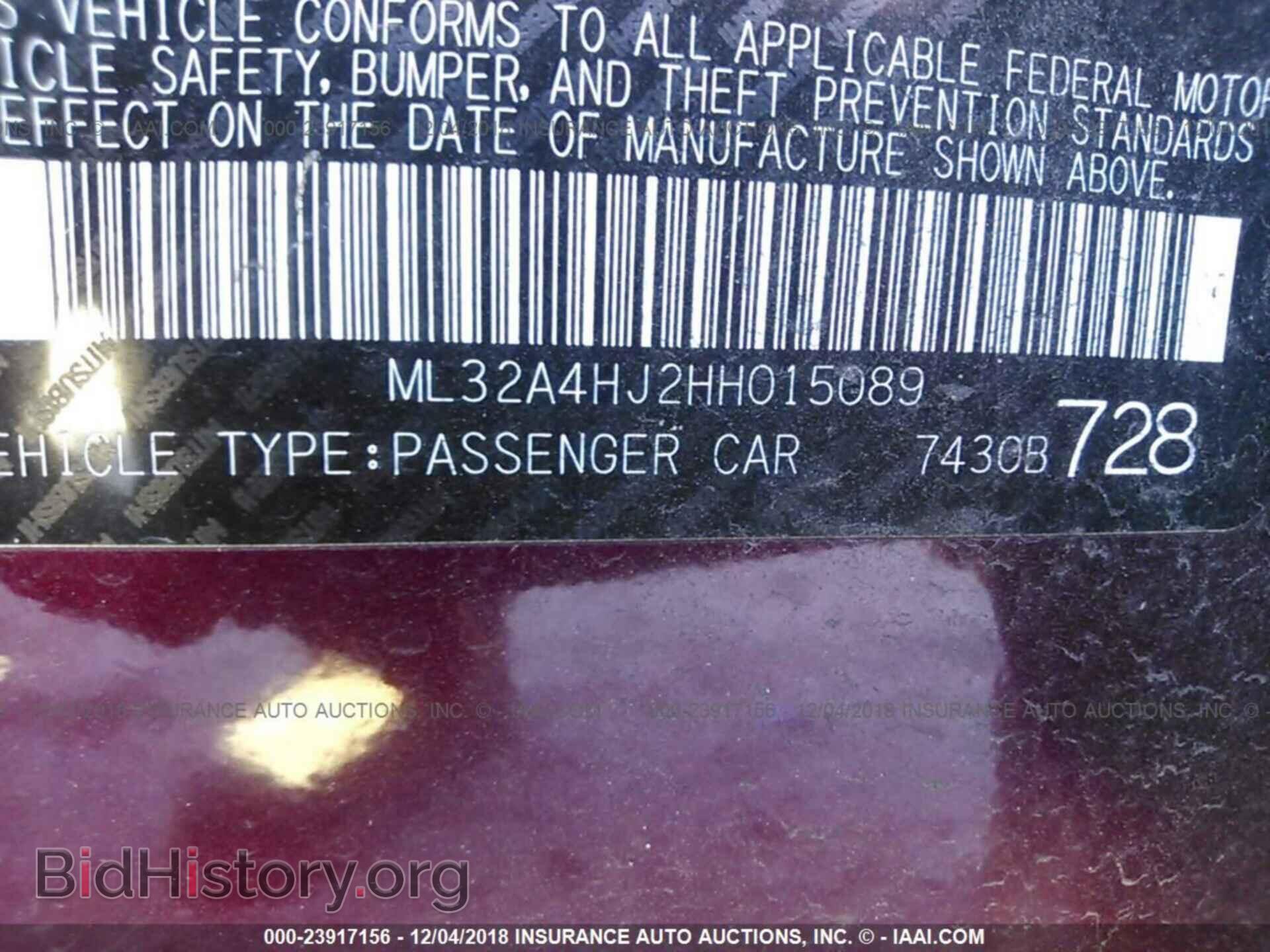 2017 MITSUBISHI MIRAGE - VIN: ML32A4HJ2HH015089 - Фото 9