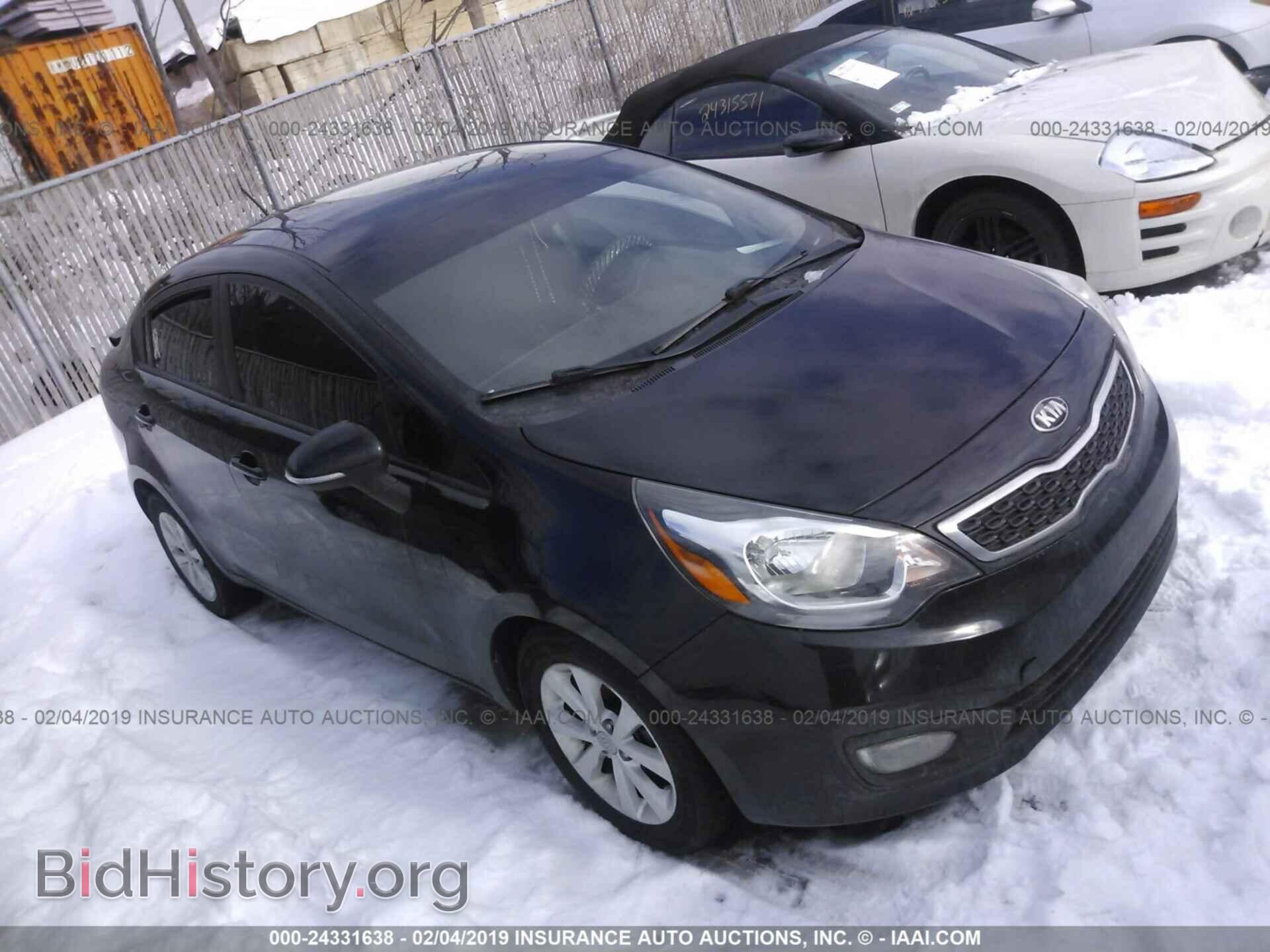 Фотография KNADN4A35D6178618 - KIA RIO 2013