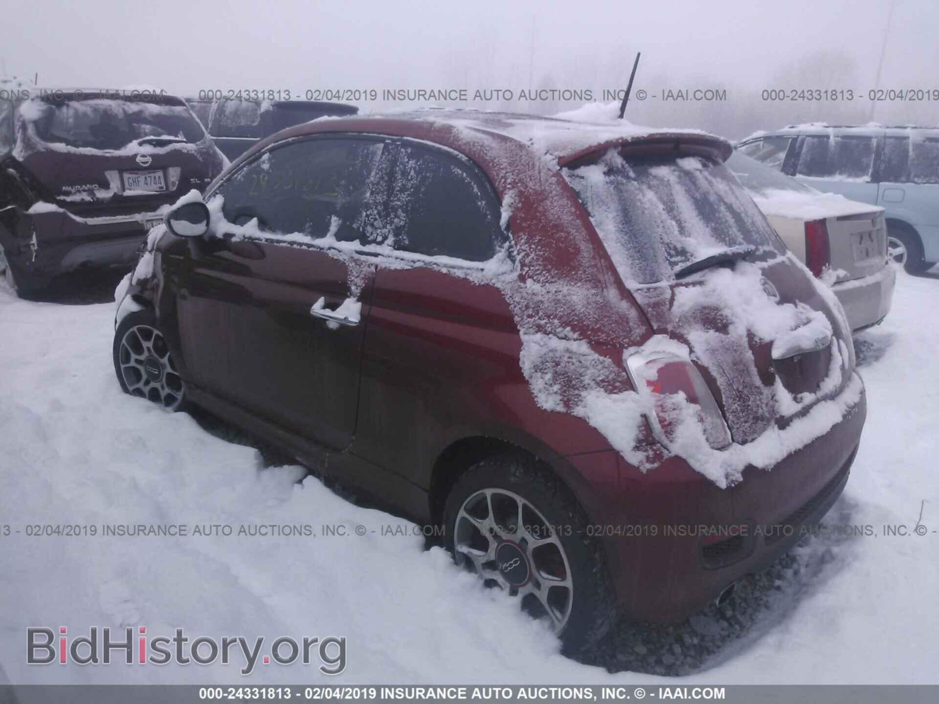 2012 FIAT 500 - VIN: 3C3CFFBR1CT100646 - Фото 3
