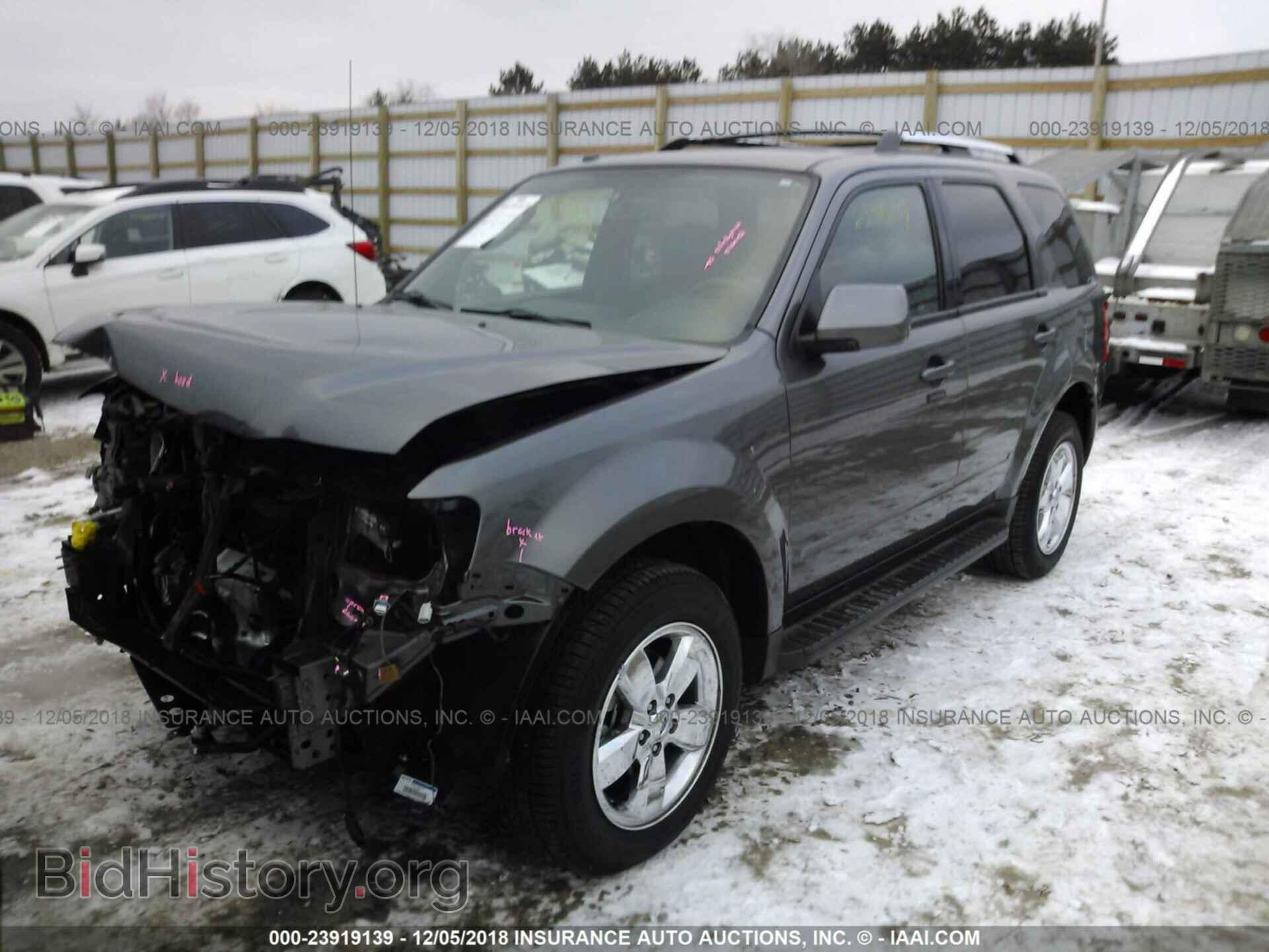 2011 FORD ESCAPE - VIN: 1FMCU9EG7BKC52407 - Фото 2