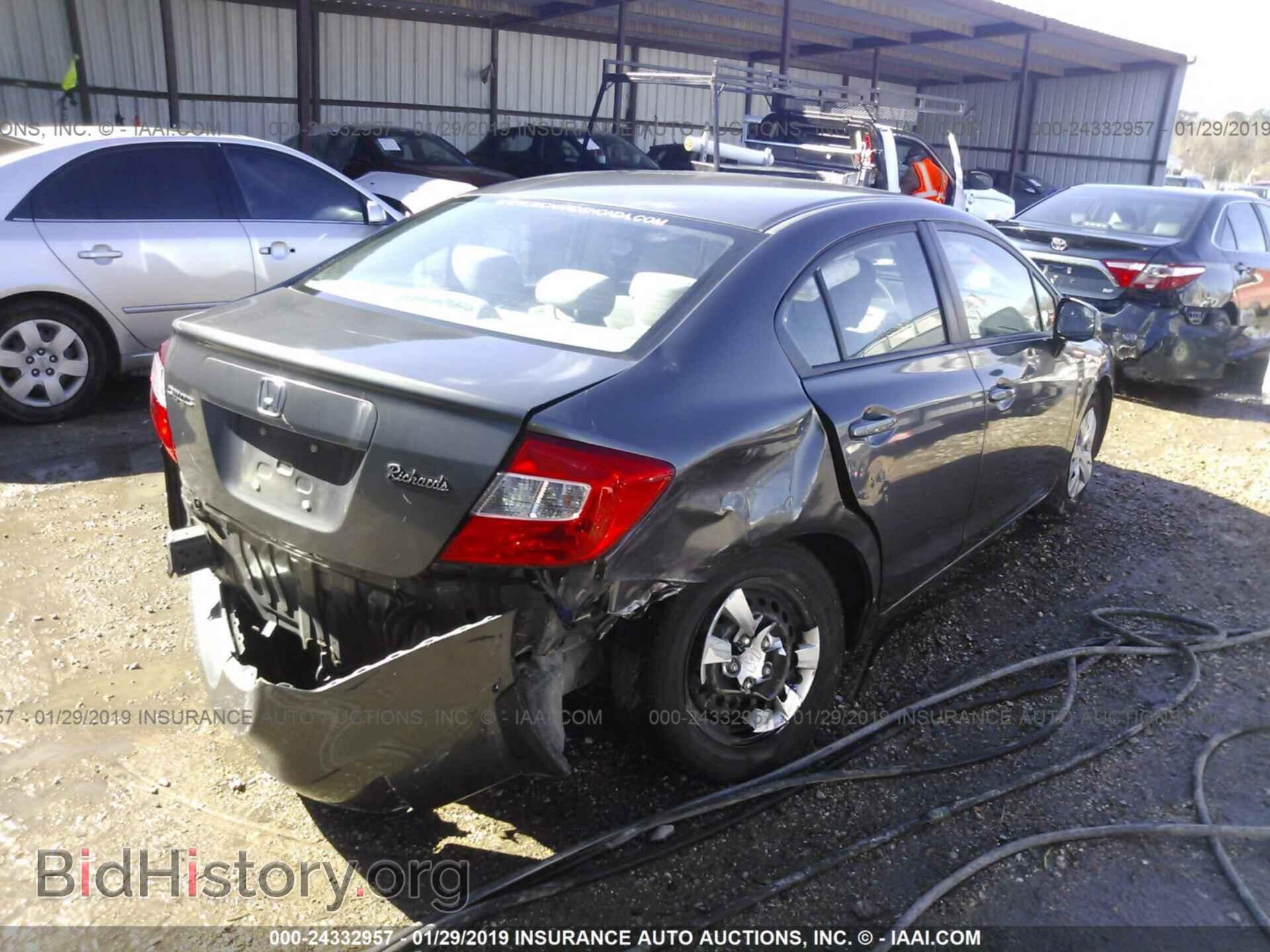2012 HONDA CIVIC - VIN: 2HGFB2F57CH579170 - Photo 4