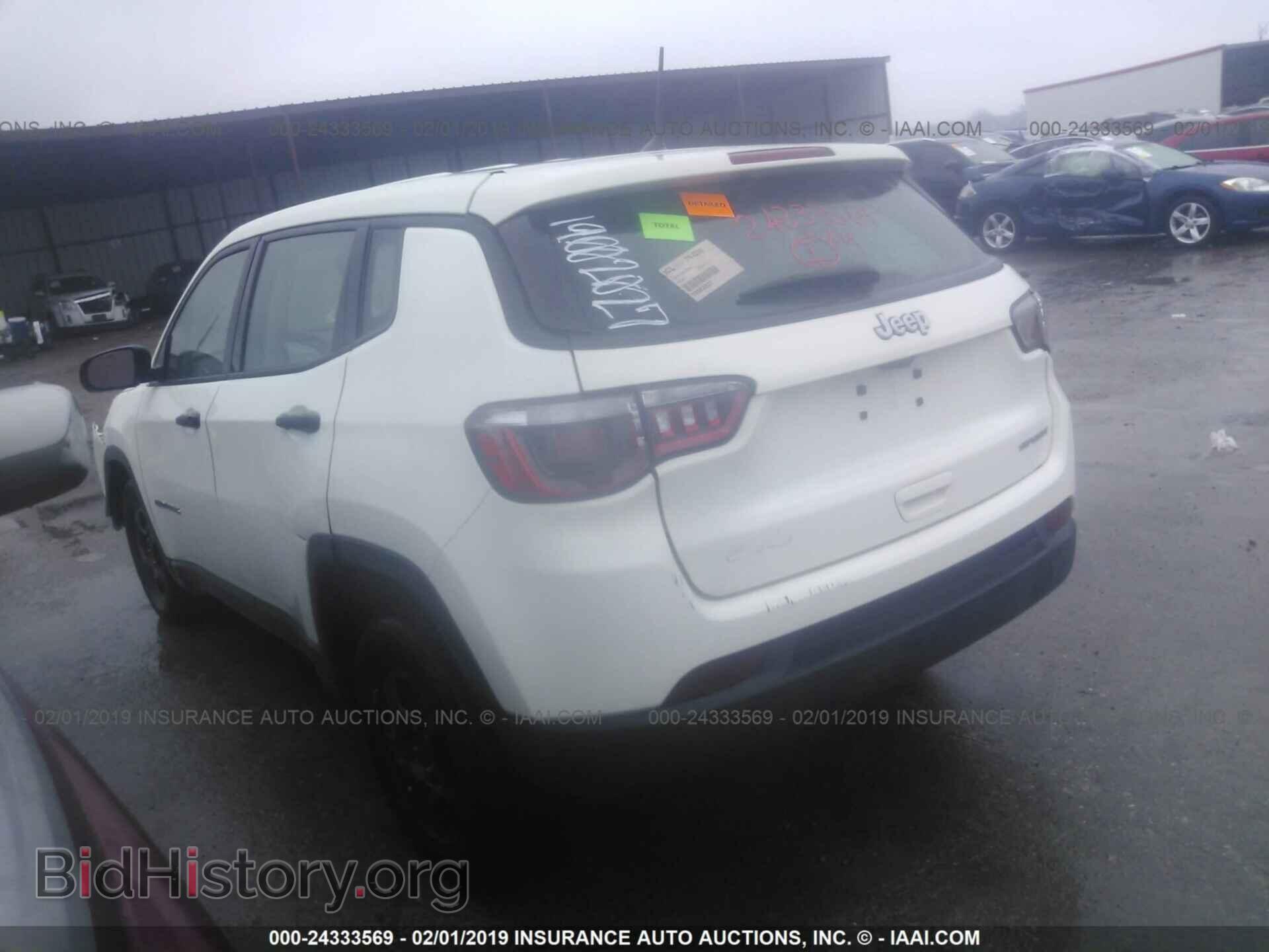 2018 JEEP COMPASS - VIN: 3C4NJCAB8JT255181 - Фото 3
